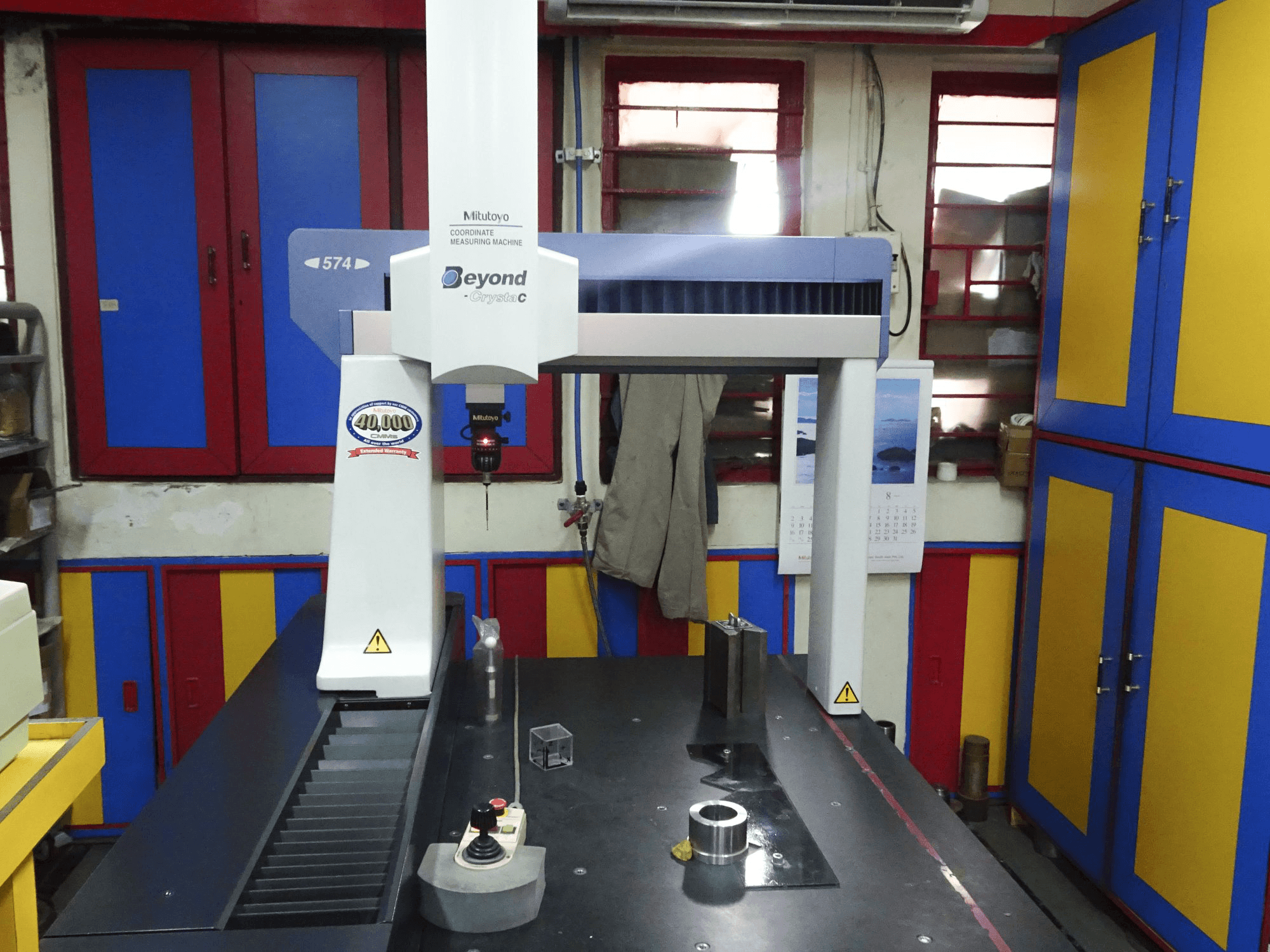 Front view of Mitutoyo Crysta-Apex C574 Machine