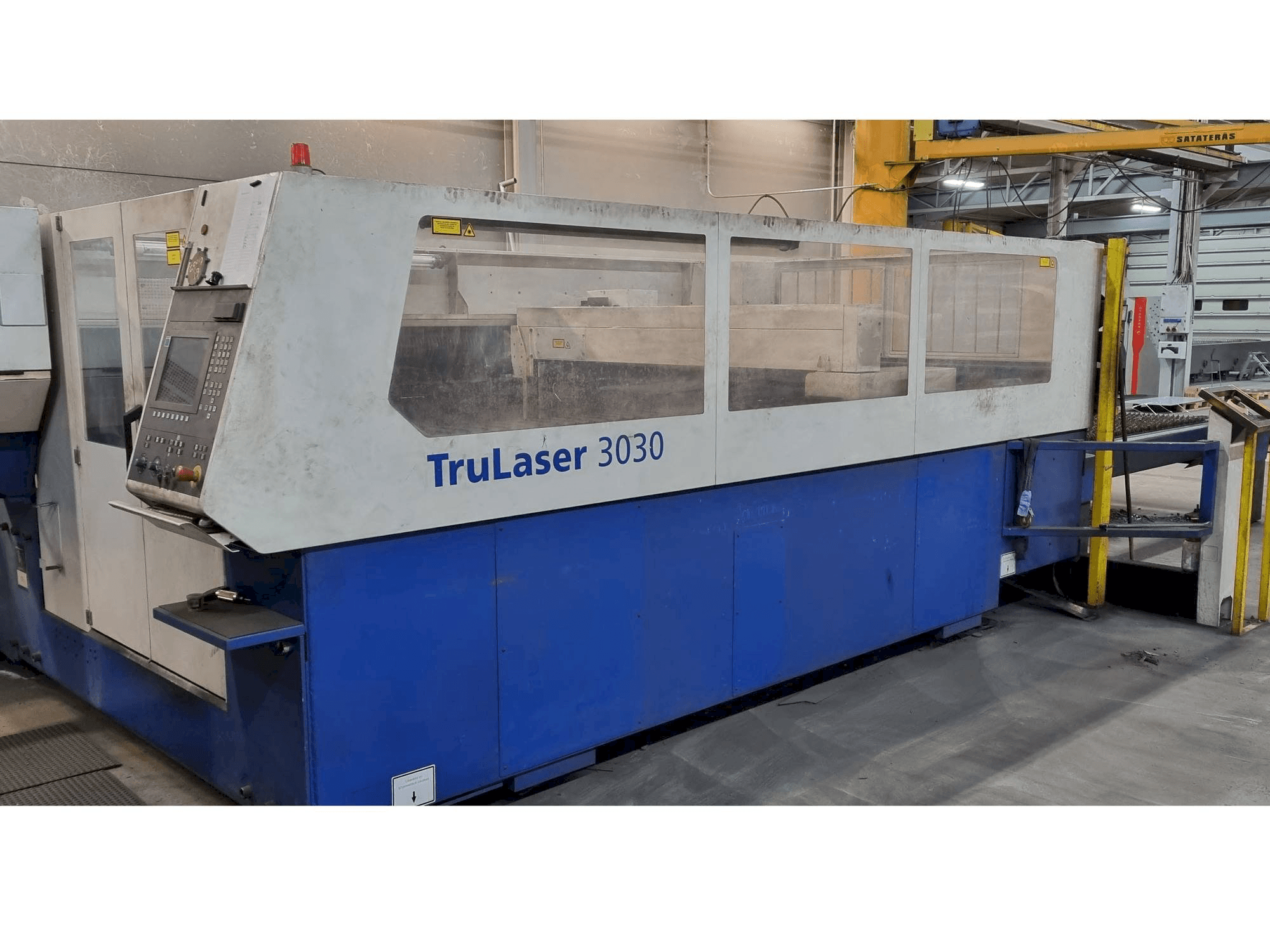 Trumpf TruLaser 3030 Mašinos vaizdas iš priekio