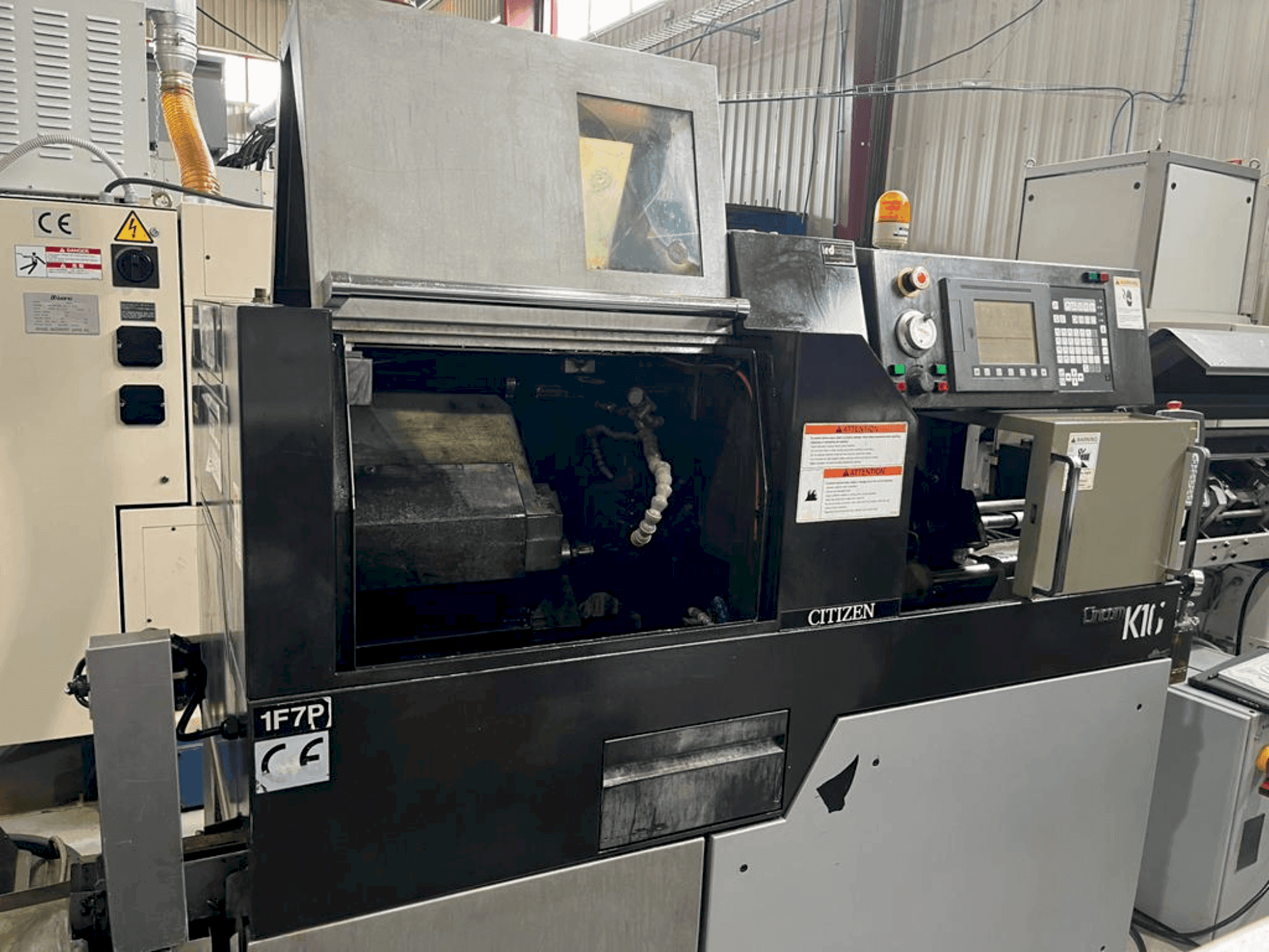 Citizen Cincom K16 VII Mašinos vaizdas iš priekio