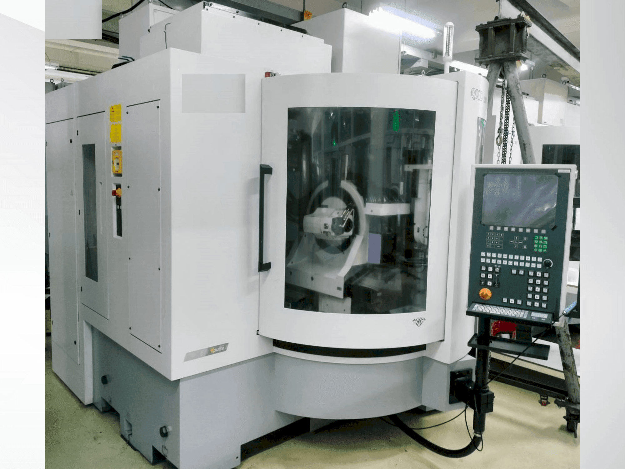 VOLLMER QXD 250 Mašinos vaizdas iš priekio