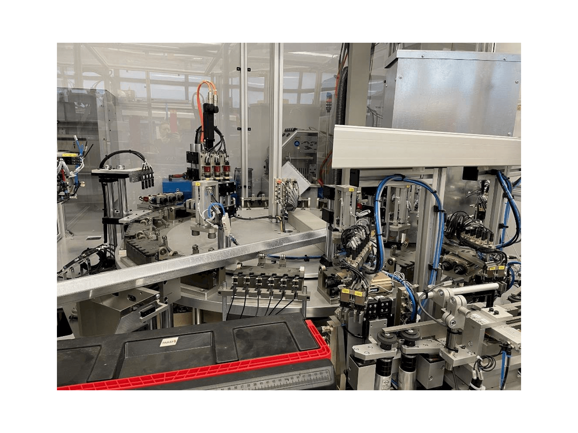 TEAM AUTOMATION BERLIN Tattoo Needle Testing System Mašinos vaizdas iš priekio