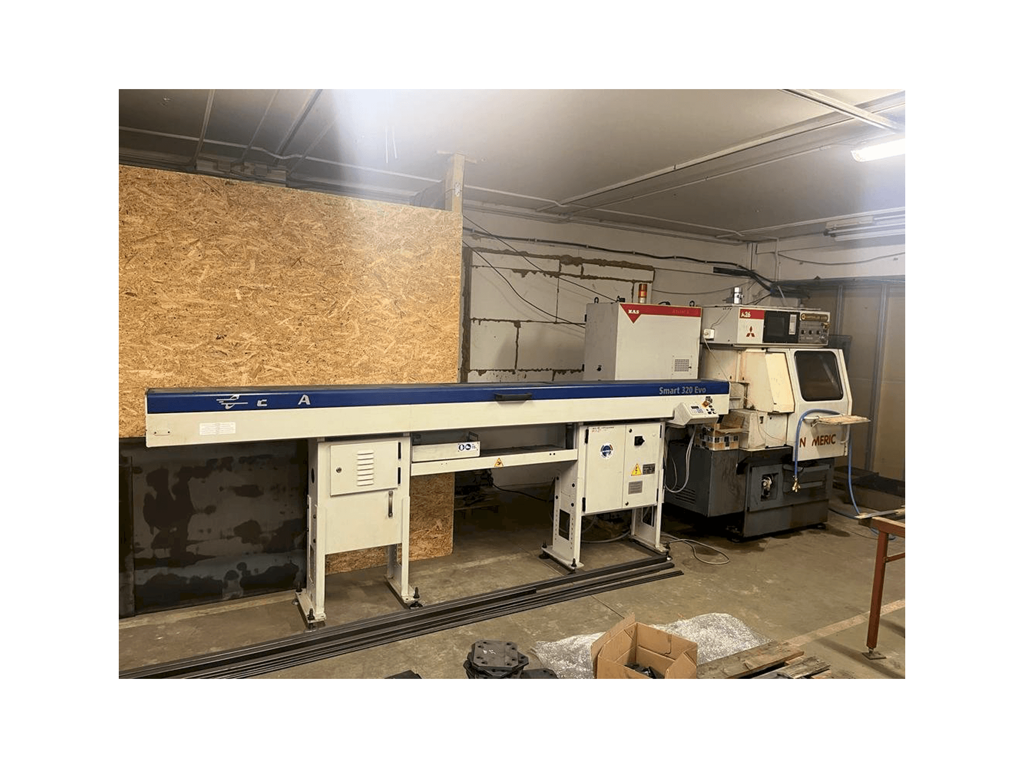 KOVOSVIT MAS Numeric A26 CNC Mašinos vaizdas iš priekio