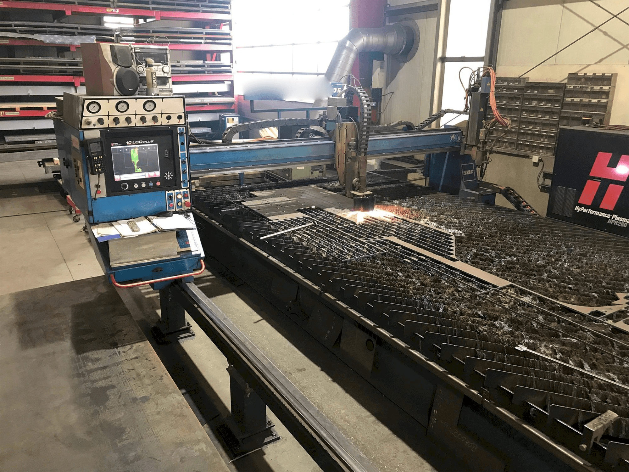 SAF Oxytome B30E Mašinos vaizdas iš priekio