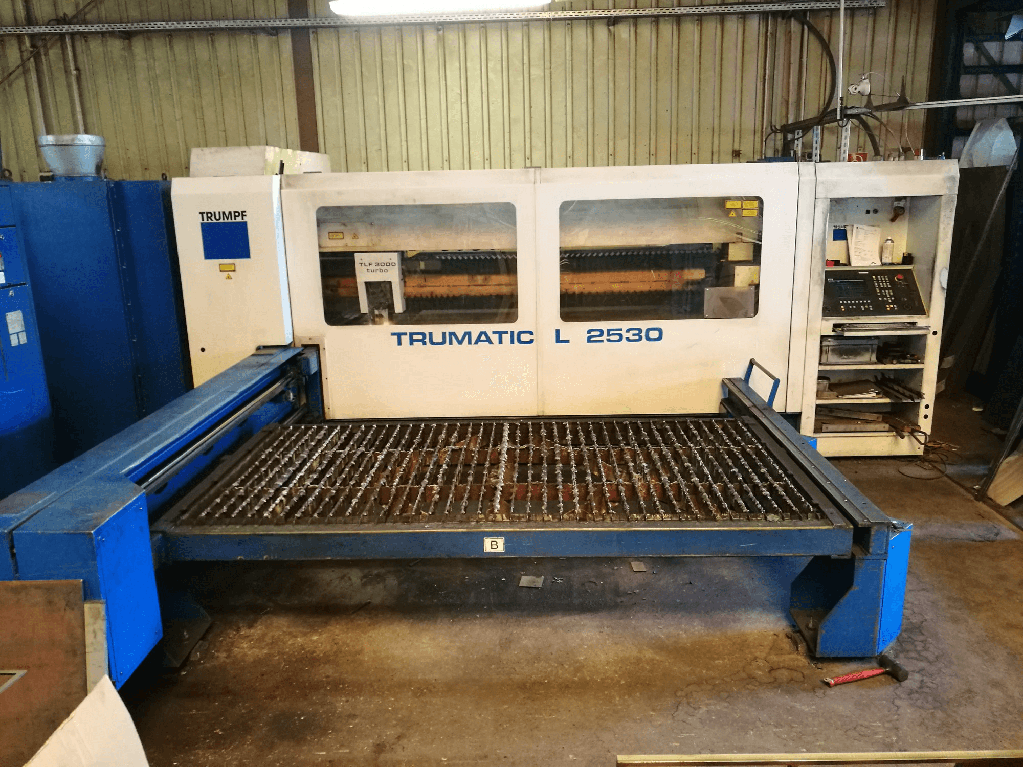 Trumpf Trumatic L2530 Mašinos vaizdas iš priekio