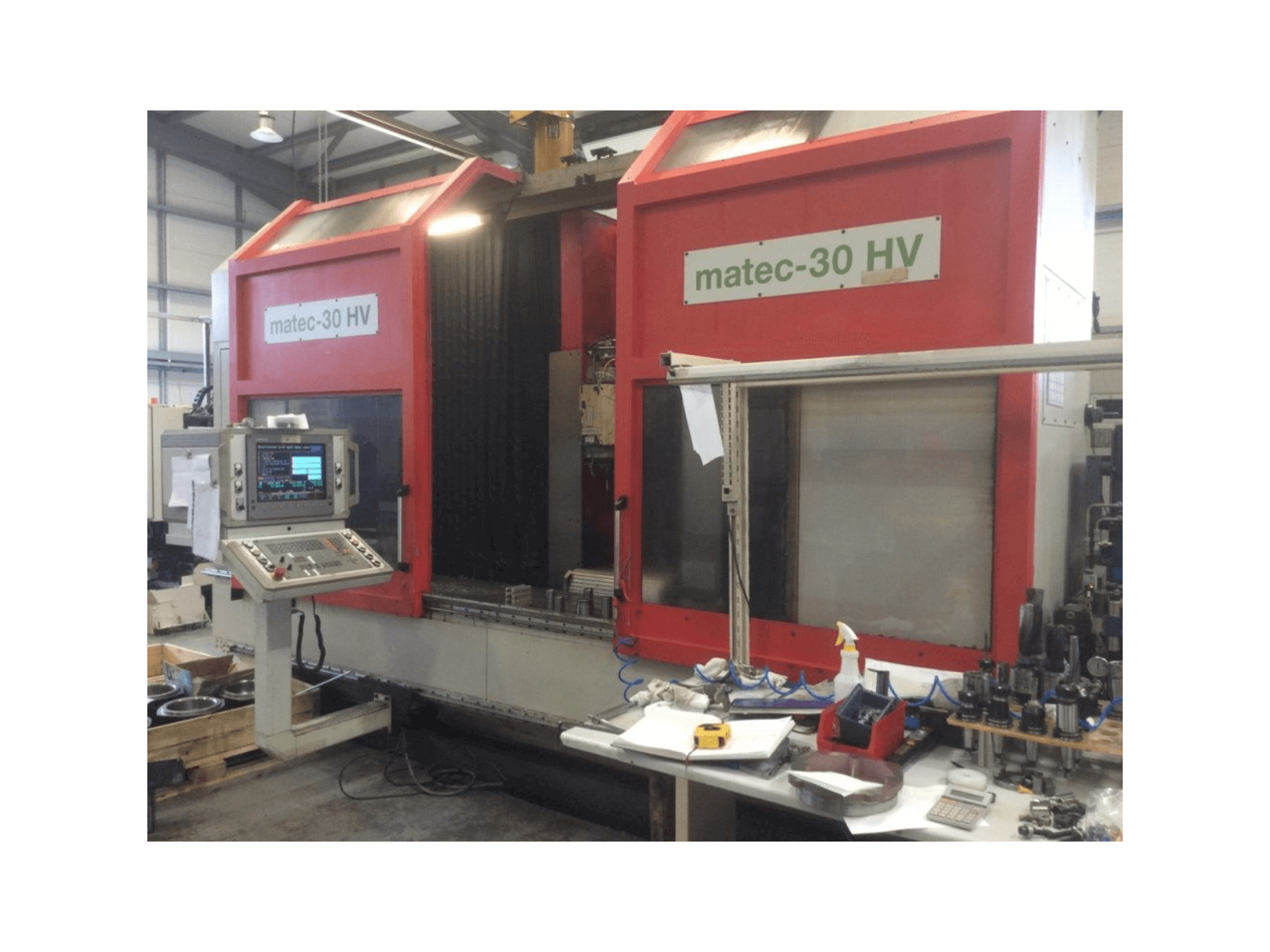 Matec 30 HV Mašinos vaizdas iš priekio