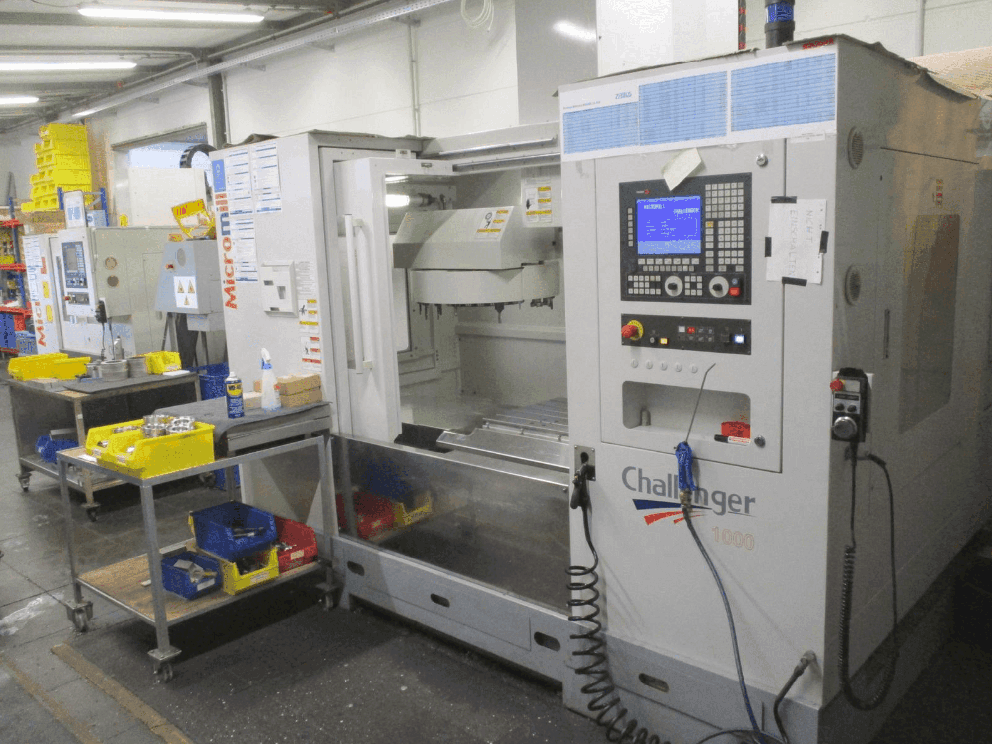 BUFFALO Micromill Challenger MM-1000 Mašinos vaizdas iš priekio