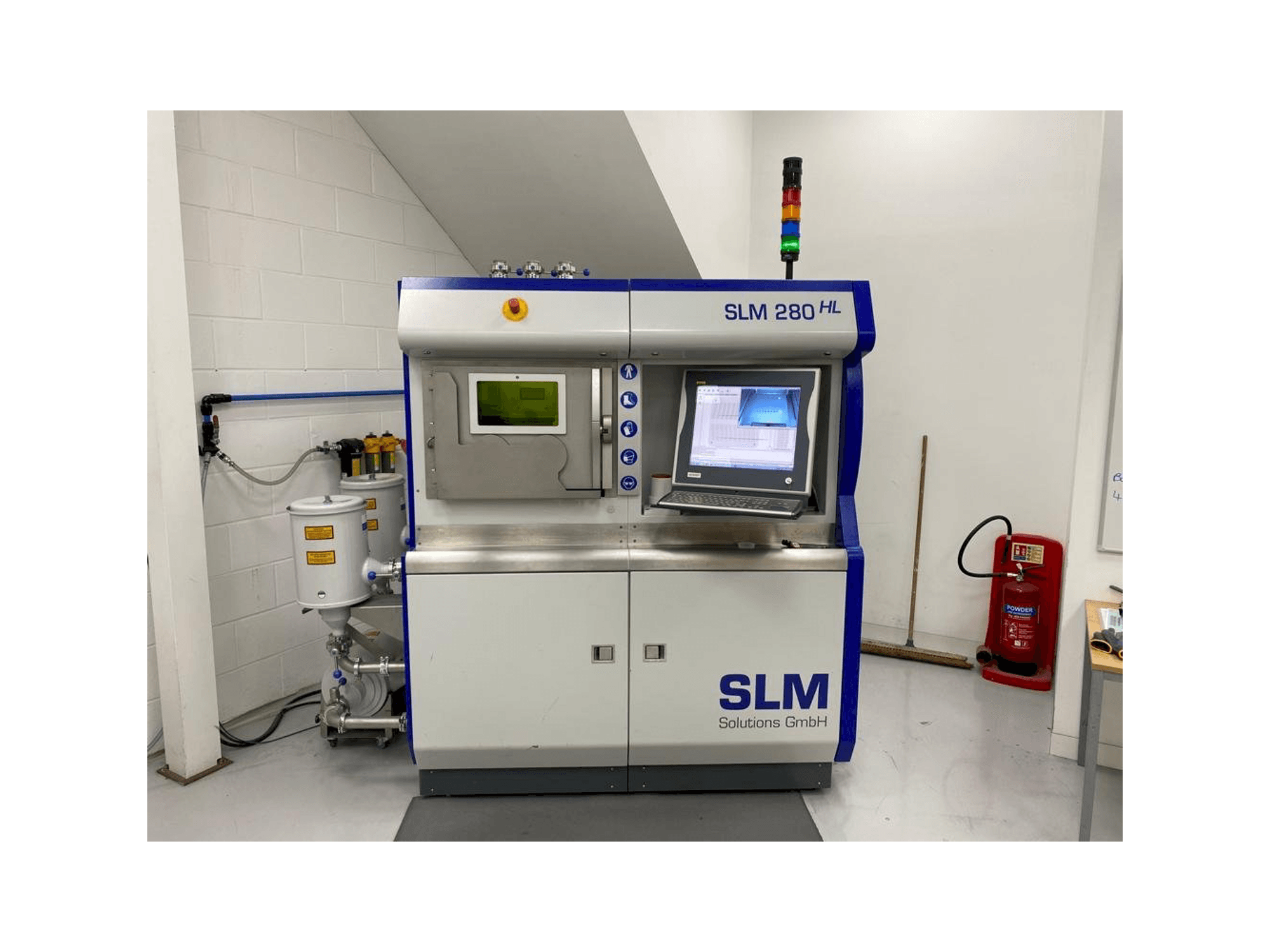 SLM 280 HL Mašinos vaizdas iš priekio
