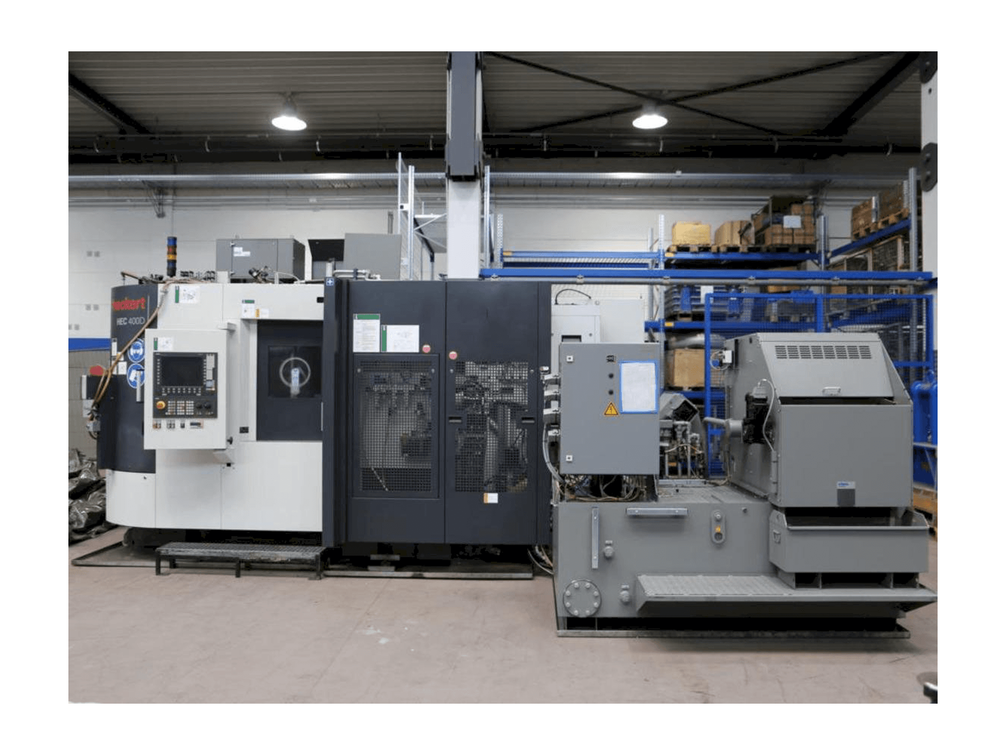 Heckert HEC 400D Mašinos vaizdas iš priekio