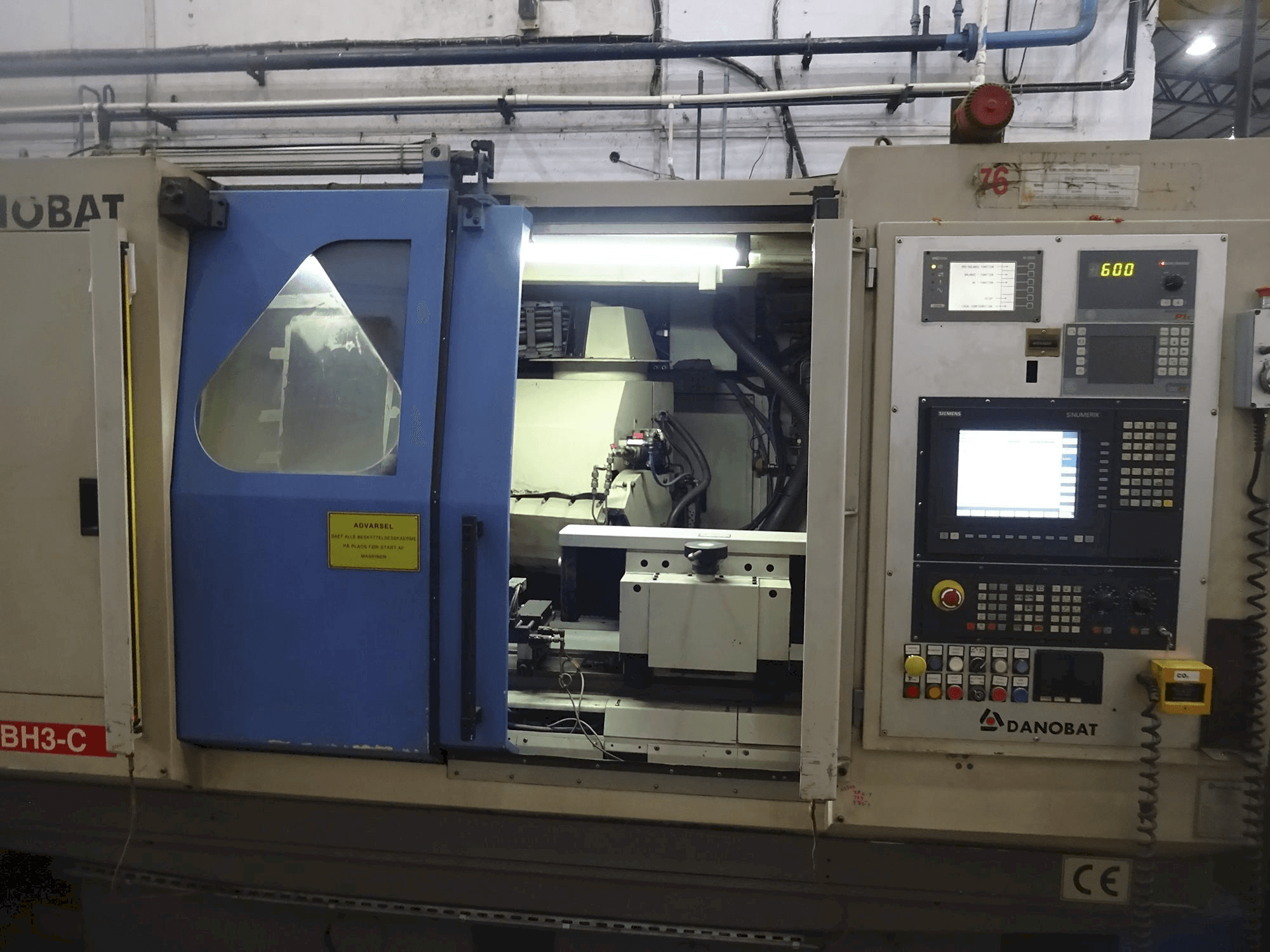 DANOBAT Mašinos vaizdasG-61-BH3-C iš priekio