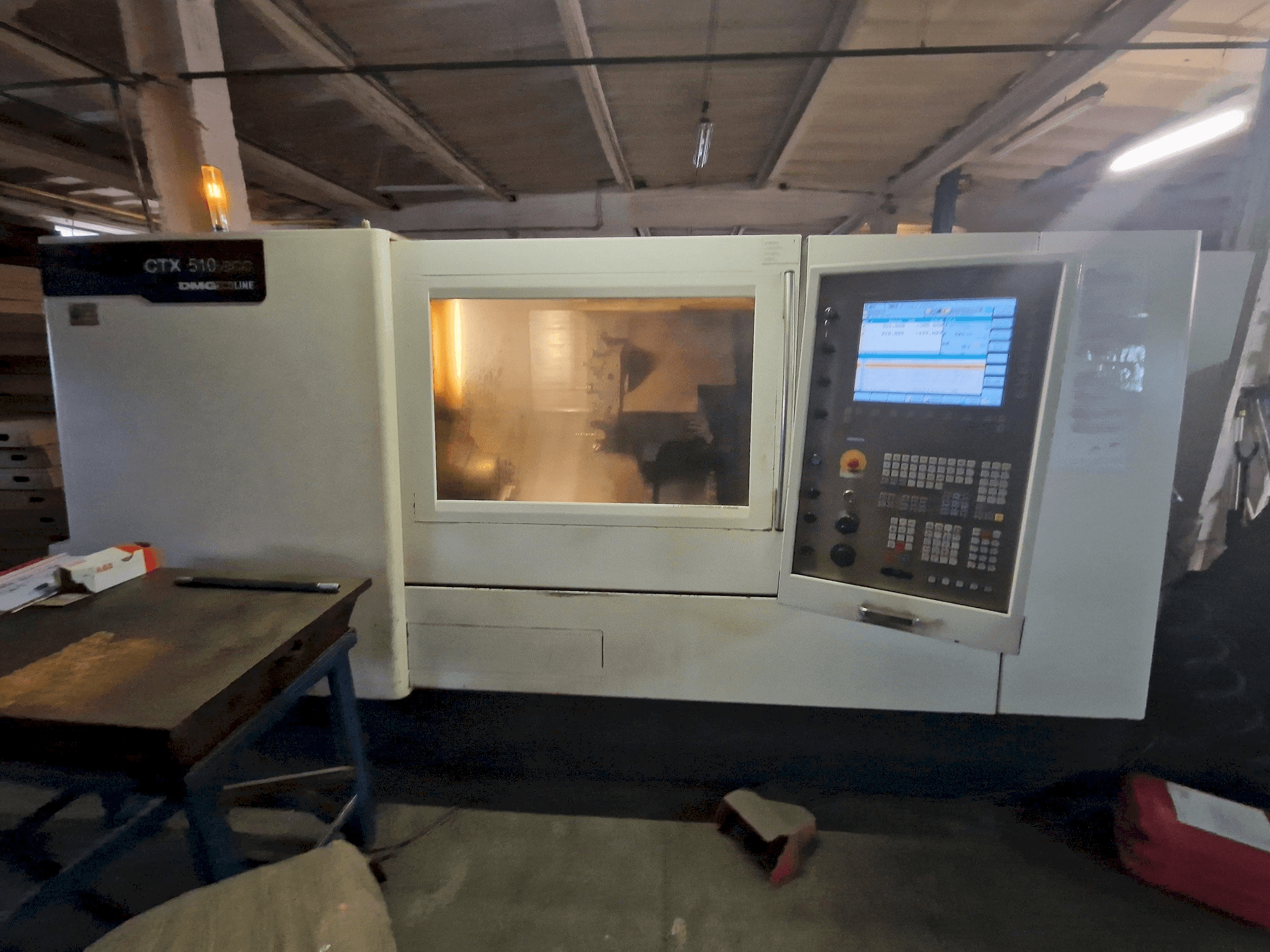 DMG CTX 510 eco Mašinos vaizdas iš priekio