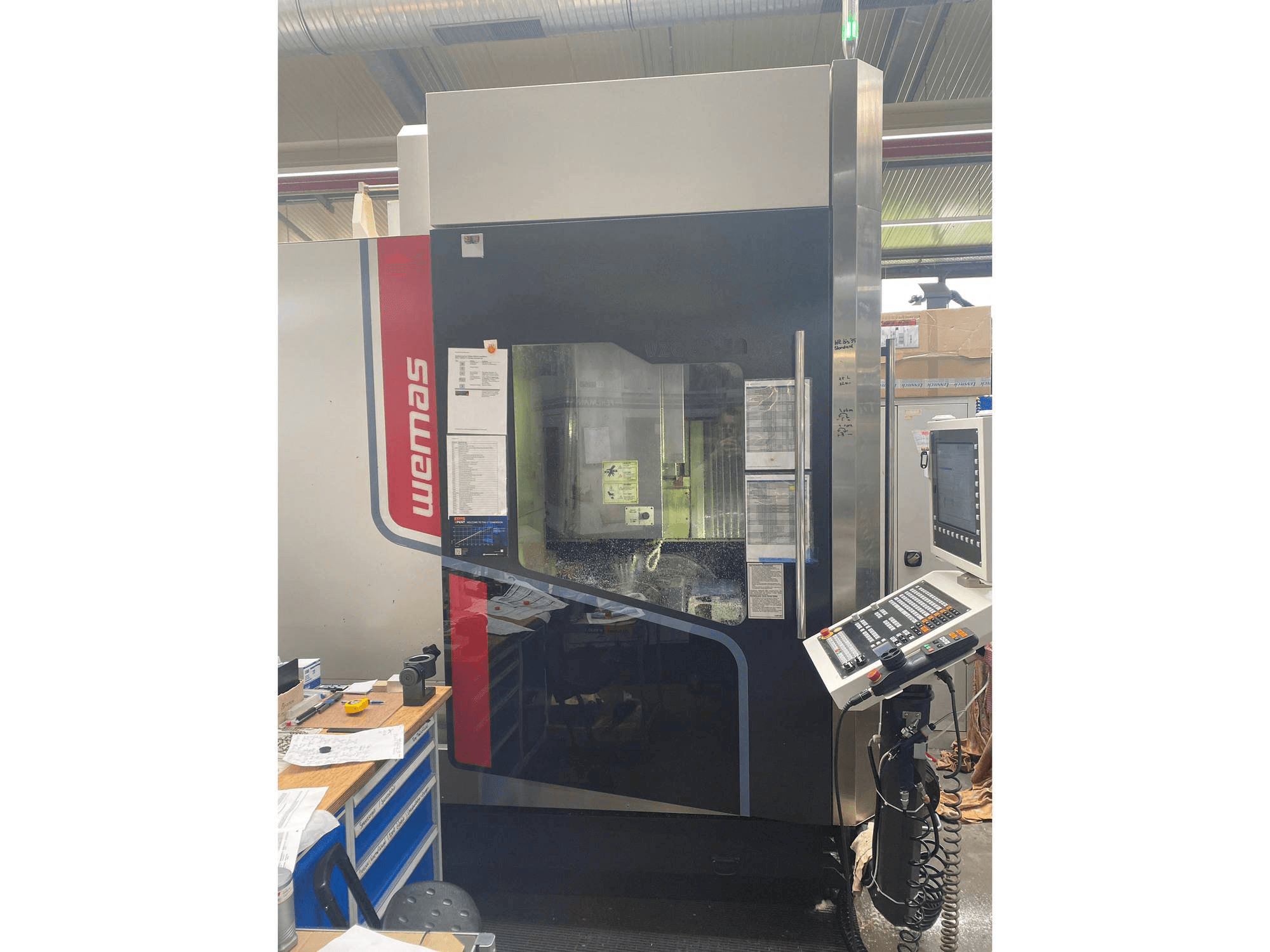 WEMAS VZG 65-5A Mašinos vaizdas iš priekio