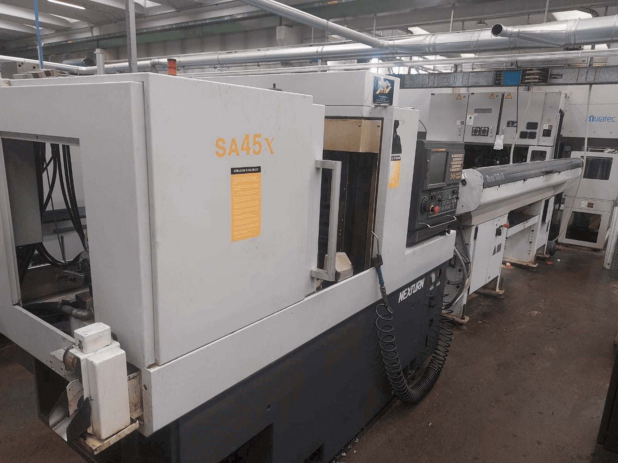 Nexturn SA 45X Mašinos vaizdas iš kairės pusės