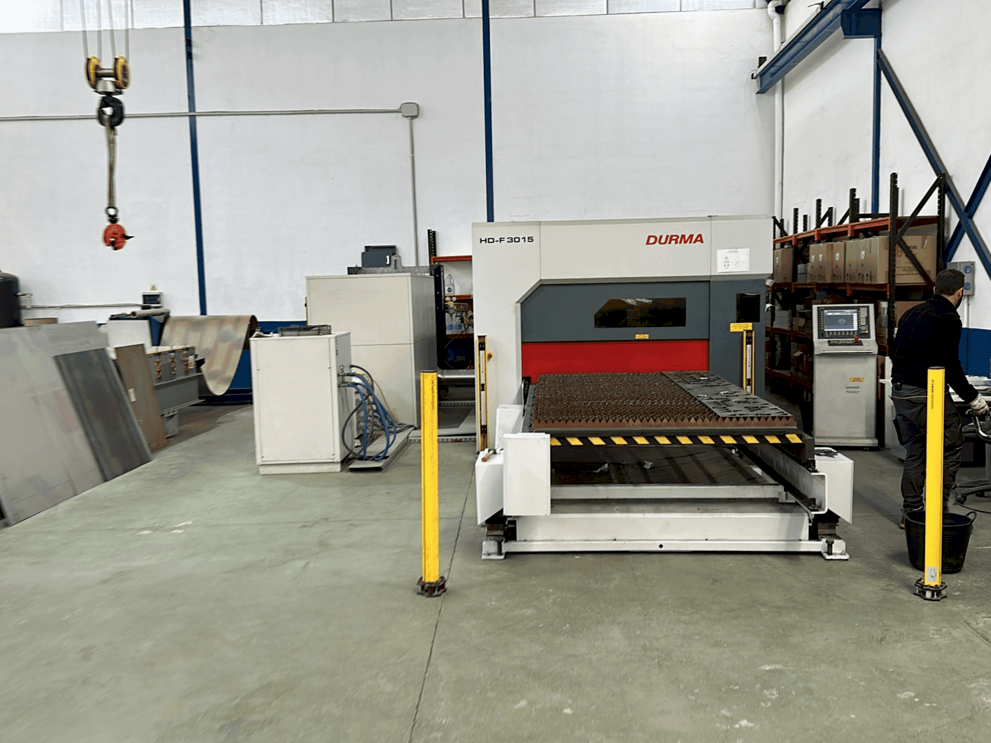 Durma HD-F 3015 Mašinos vaizdas iš priekio