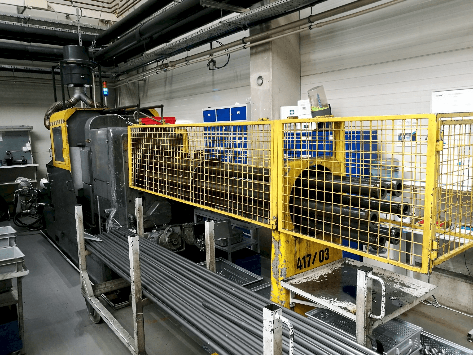 Wickman 1 3/8"-6 Mašinos vaizdas iš priekio