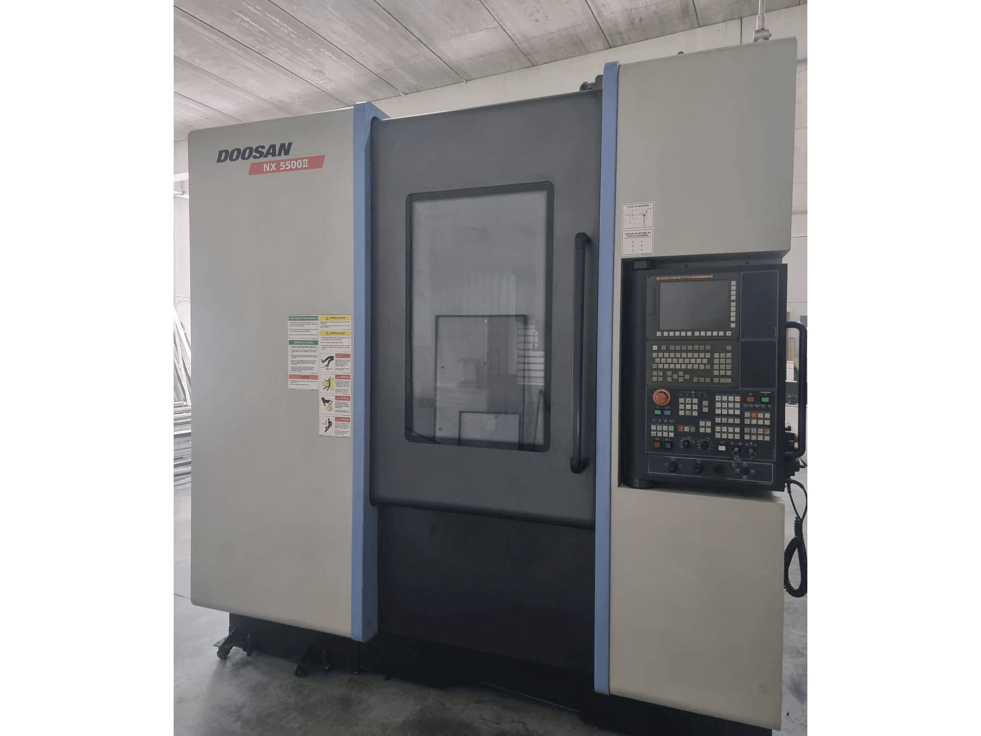 Doosan Nx5500 Ii Mašinos vaizdas iš priekio