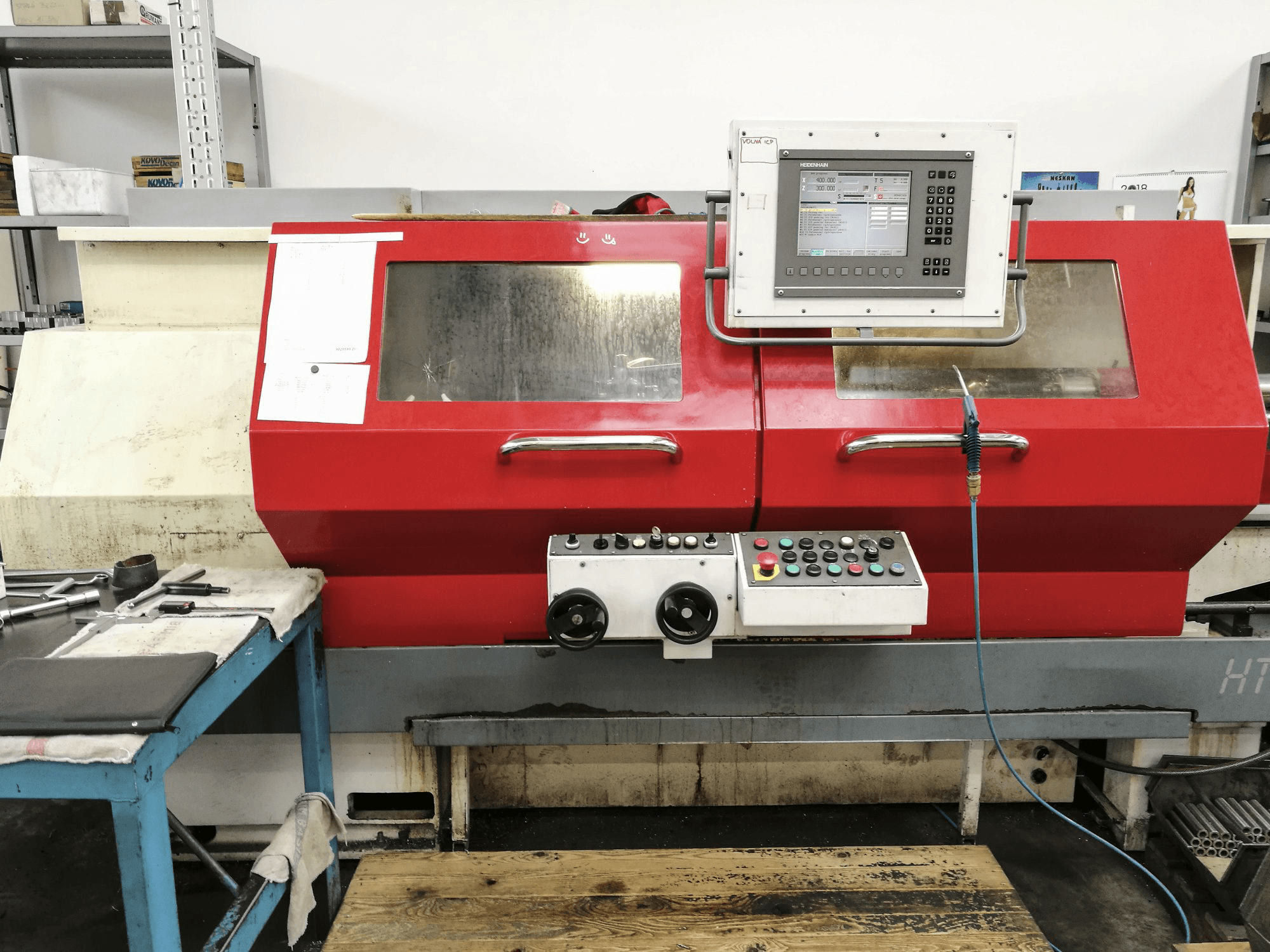 WEMAS HT 540/1500 Mašinos vaizdas iš priekio