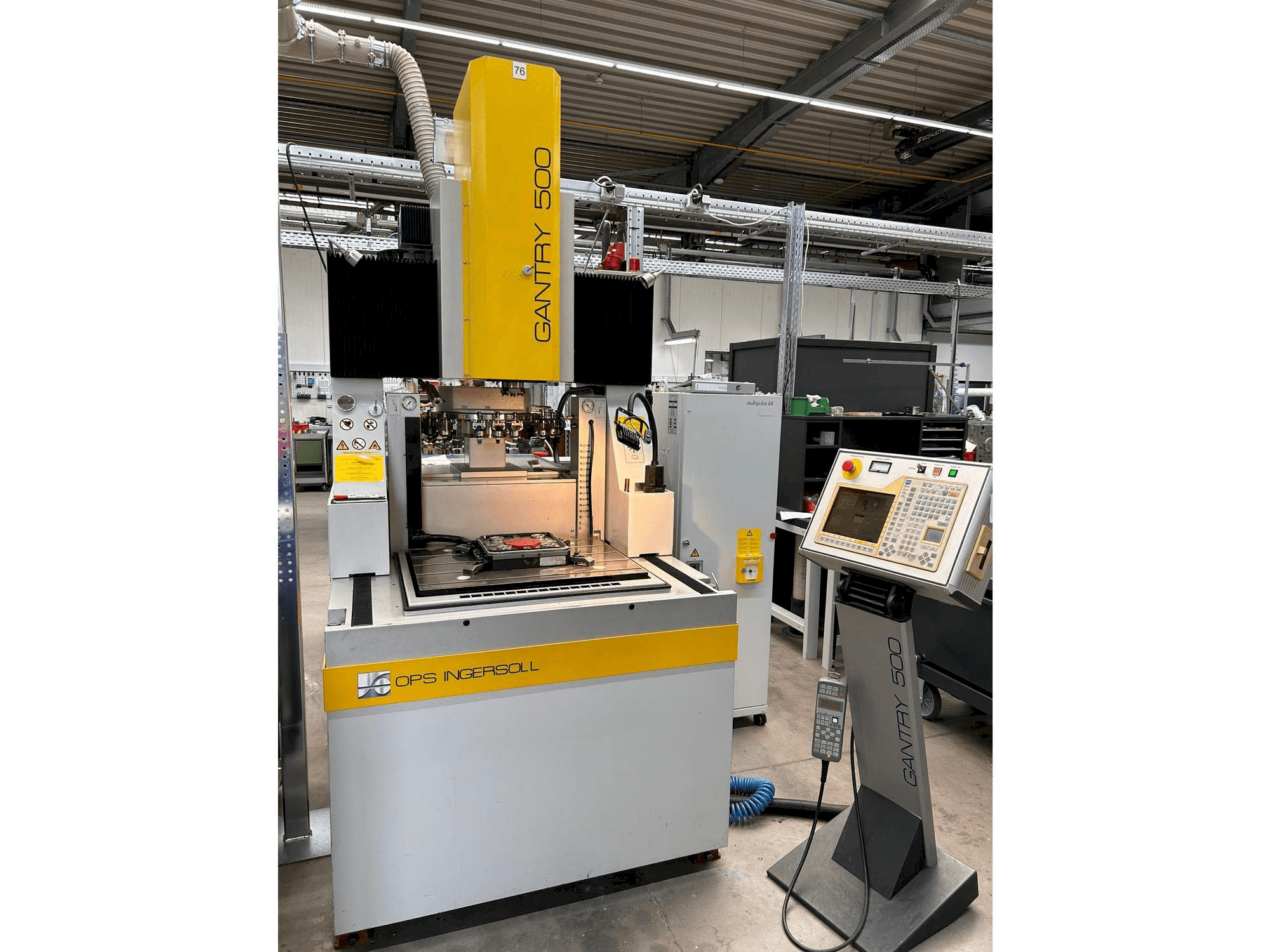 OPS-INGERSOLL Gantry 500 Mašinos vaizdas iš priekio