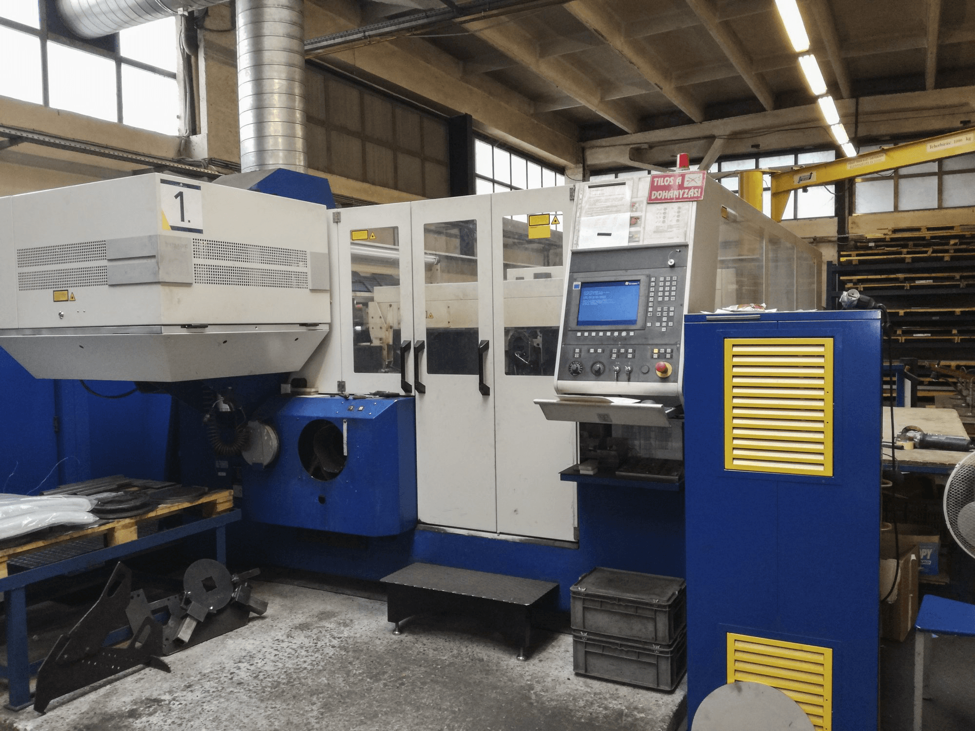 Trumpf TruLaser L3030 Mašinos dešinės pusės vaizdas