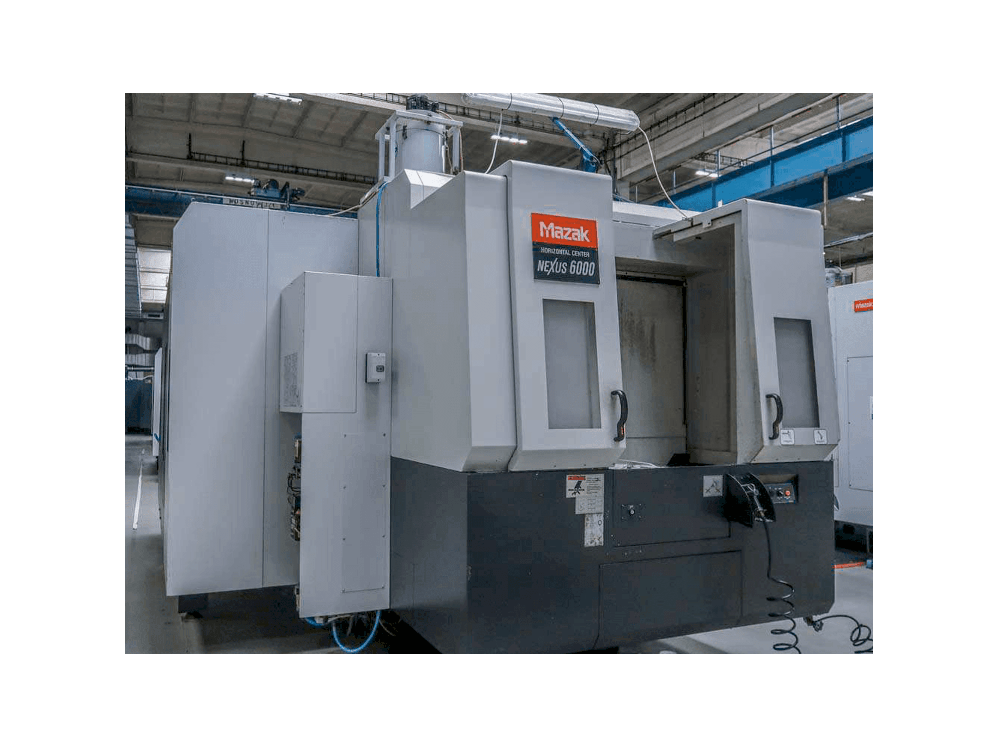 Mazak NEXUS HCN 6000 Mašinos vaizdas iš priekio