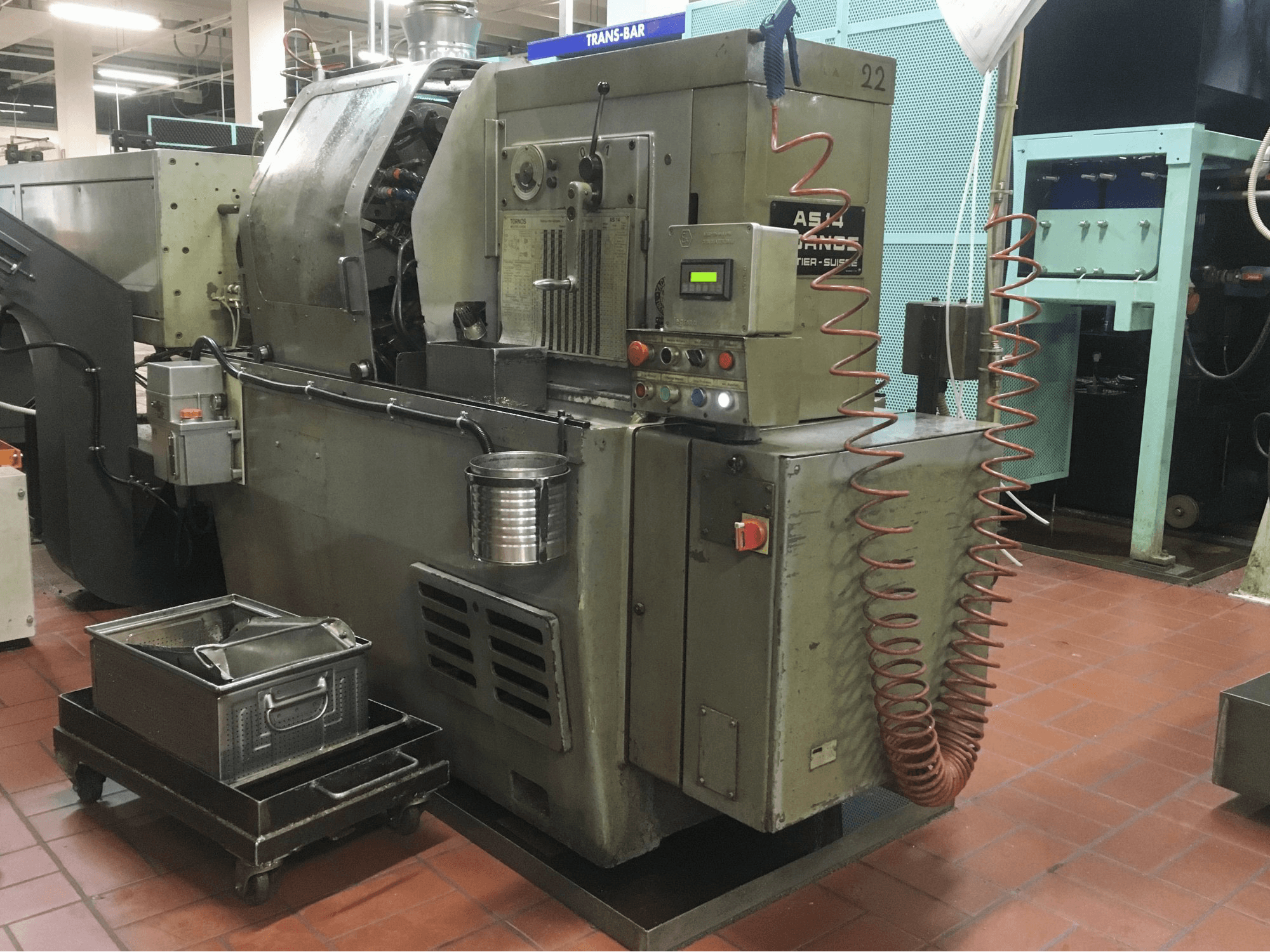 Tornos AS-14 Mašinos dešinės pusės vaizdas