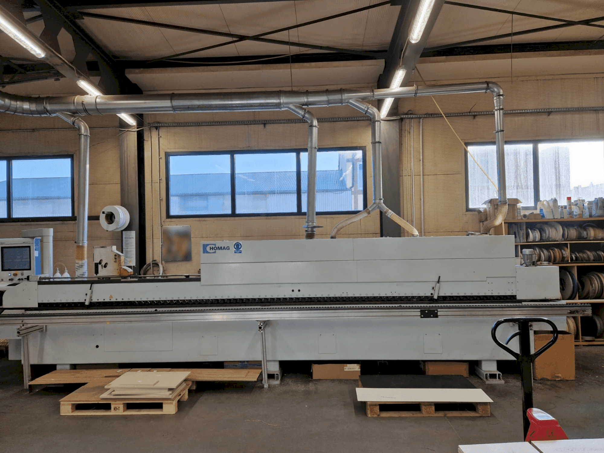 HOMAG KAL210 Ambition 2262 Mašinos vaizdas iš priekio