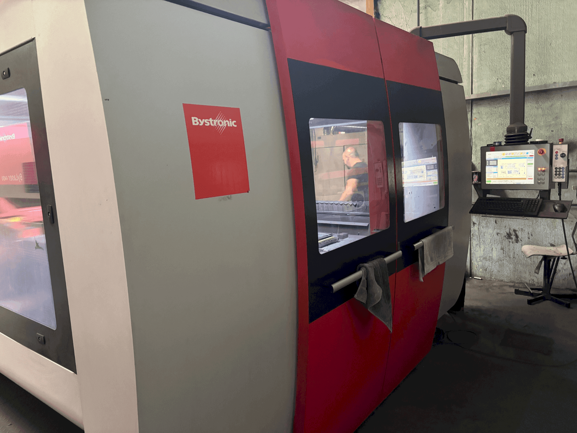 Bystronic Bysprint Pro 3015 Mašinos vaizdas iš priekio