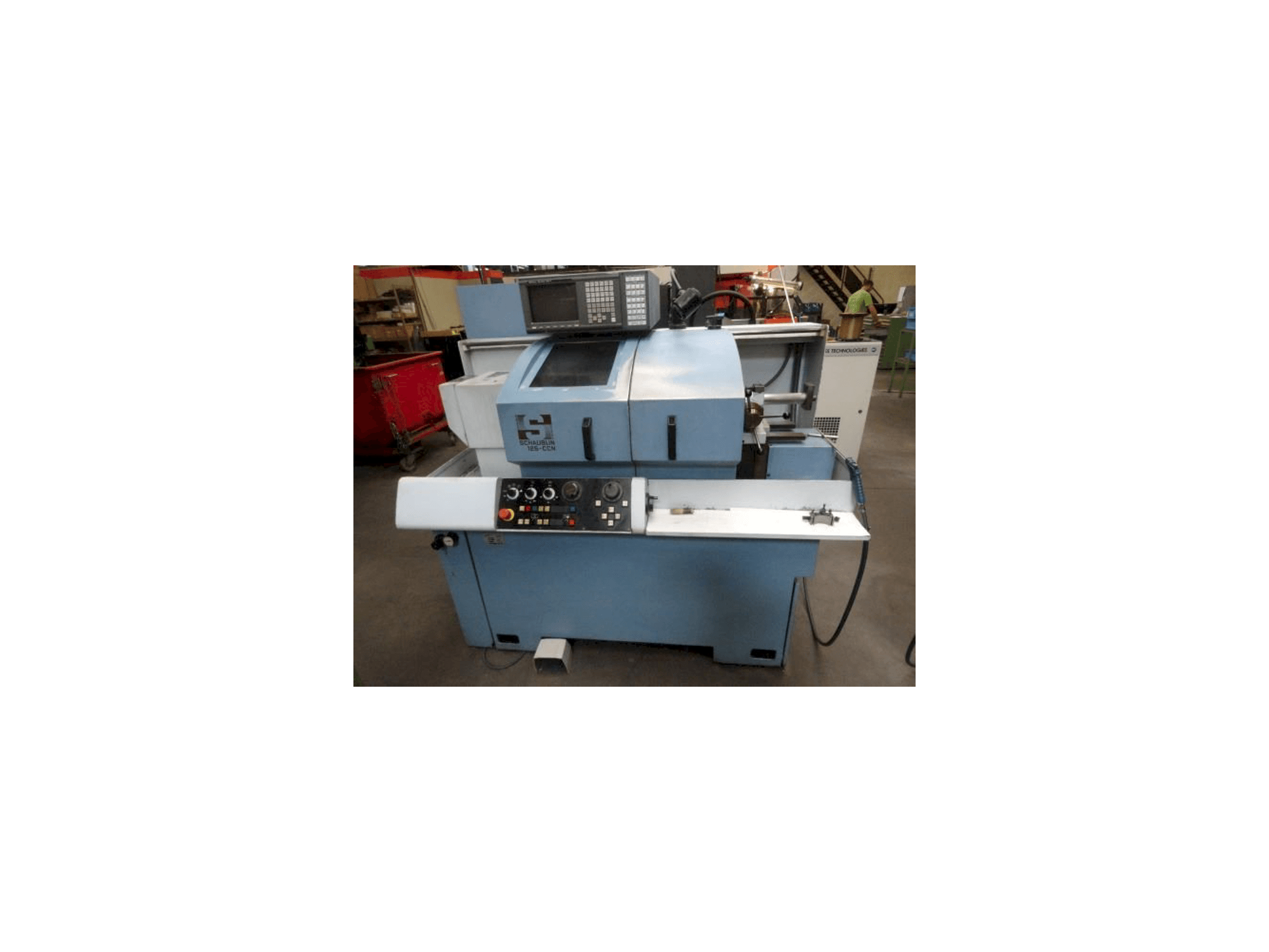 SCHAUBLIN 125-CCN Mašinos vaizdas iš priekio