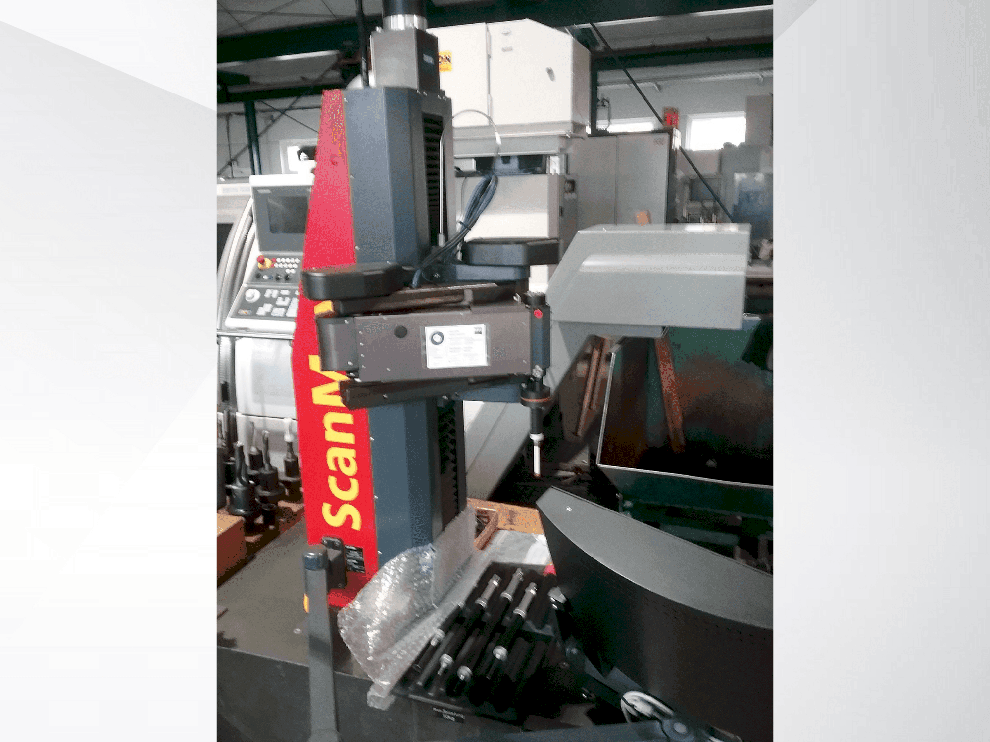 ZEISS ScanMax Mašinos vaizdas iš priekio