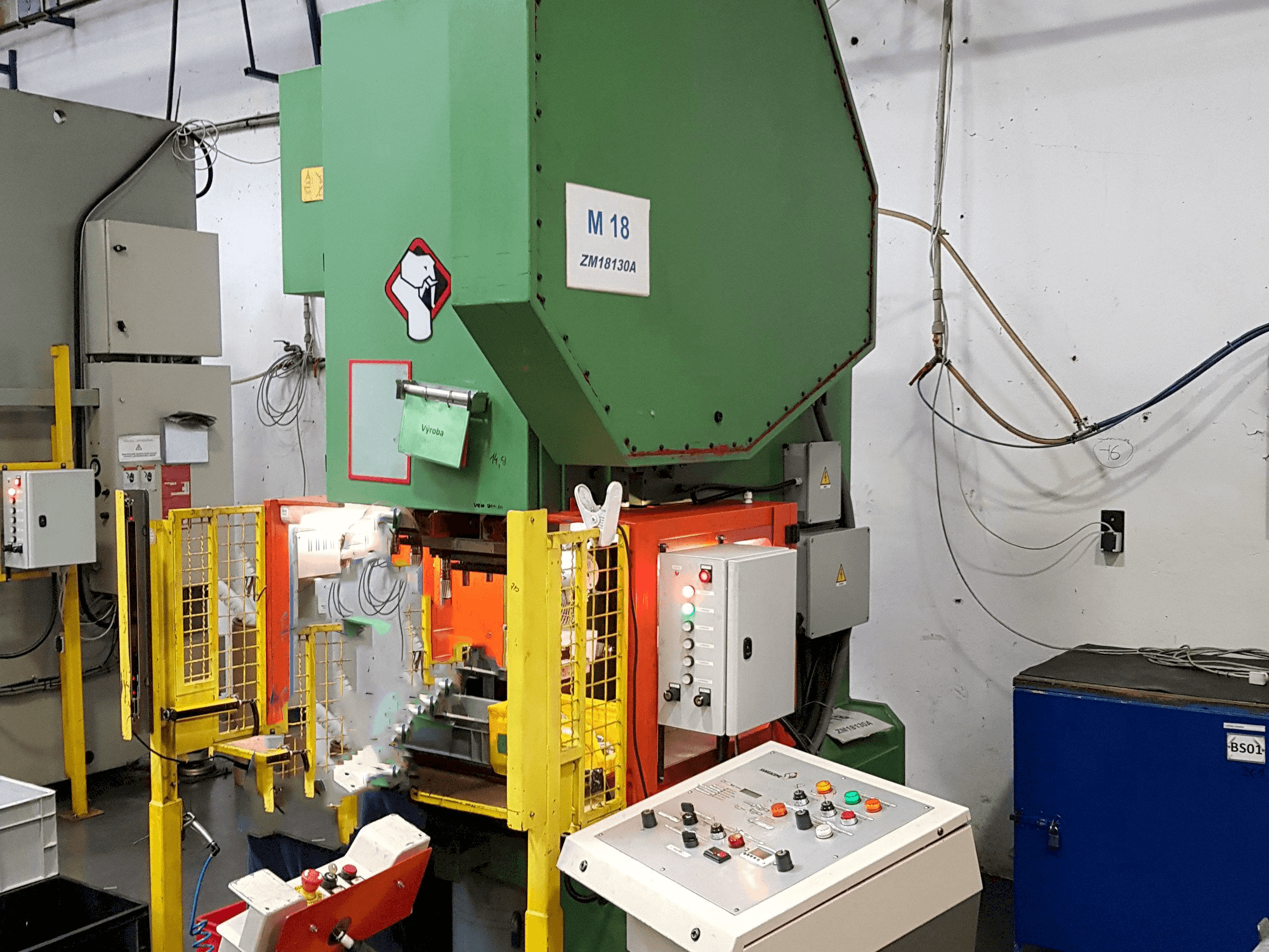 Giacomo T 130R Mašinos vaizdas iš priekio