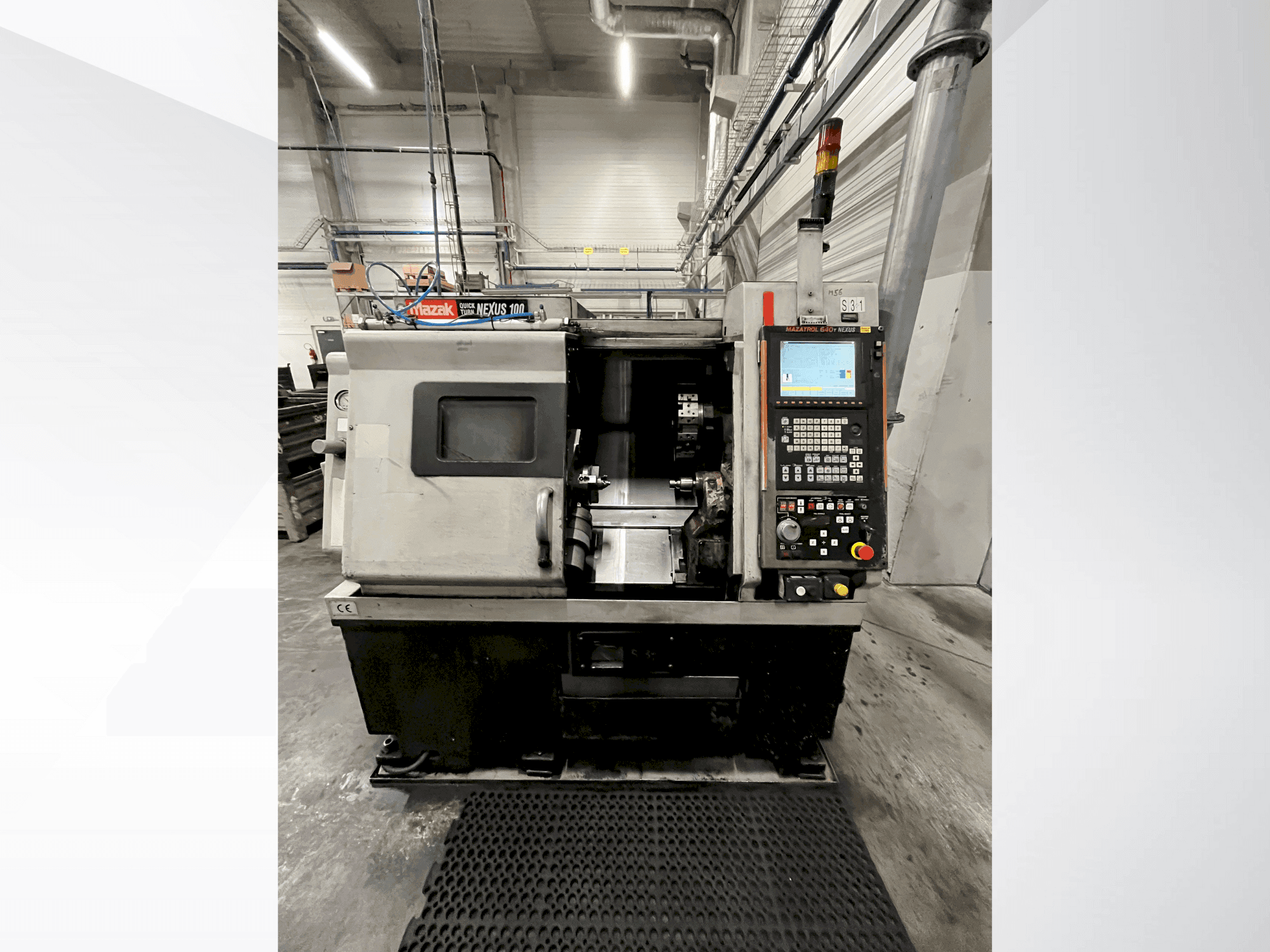 Mazak Quick Turn Nexus 100 Mašinos vaizdas iš priekio