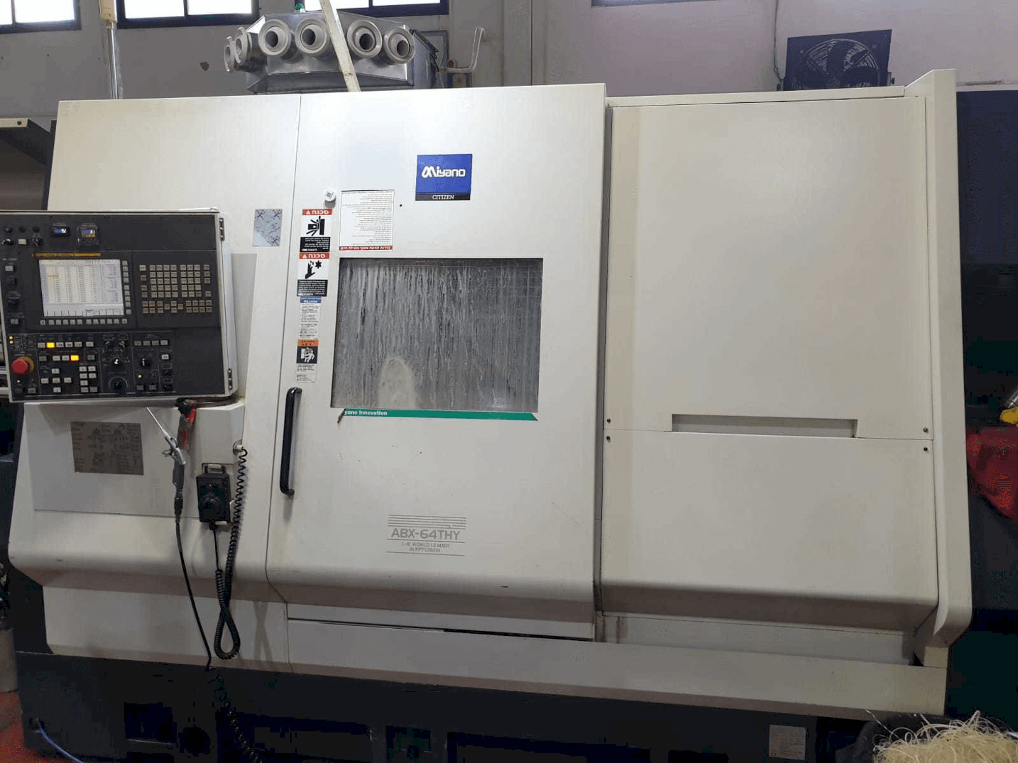 Miyano ABX-64THY Mašinos vaizdas iš priekio