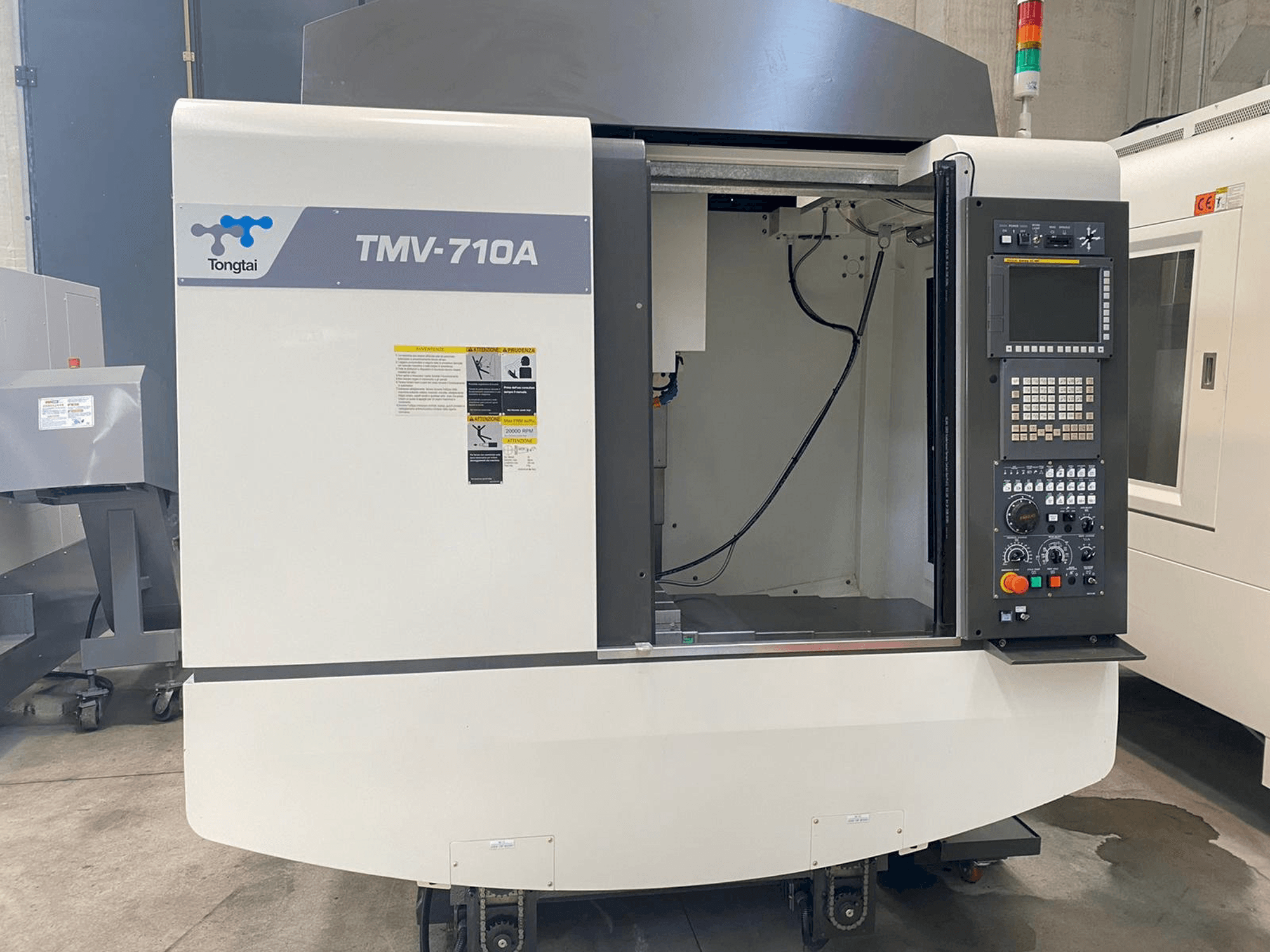 Tongtai TMV-710A Mašinos vaizdas iš priekio