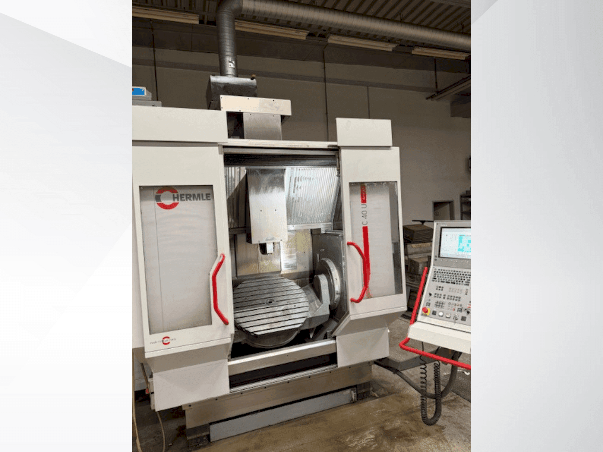 HERMLE C40 Dynamic Mašinos vaizdas iš priekio