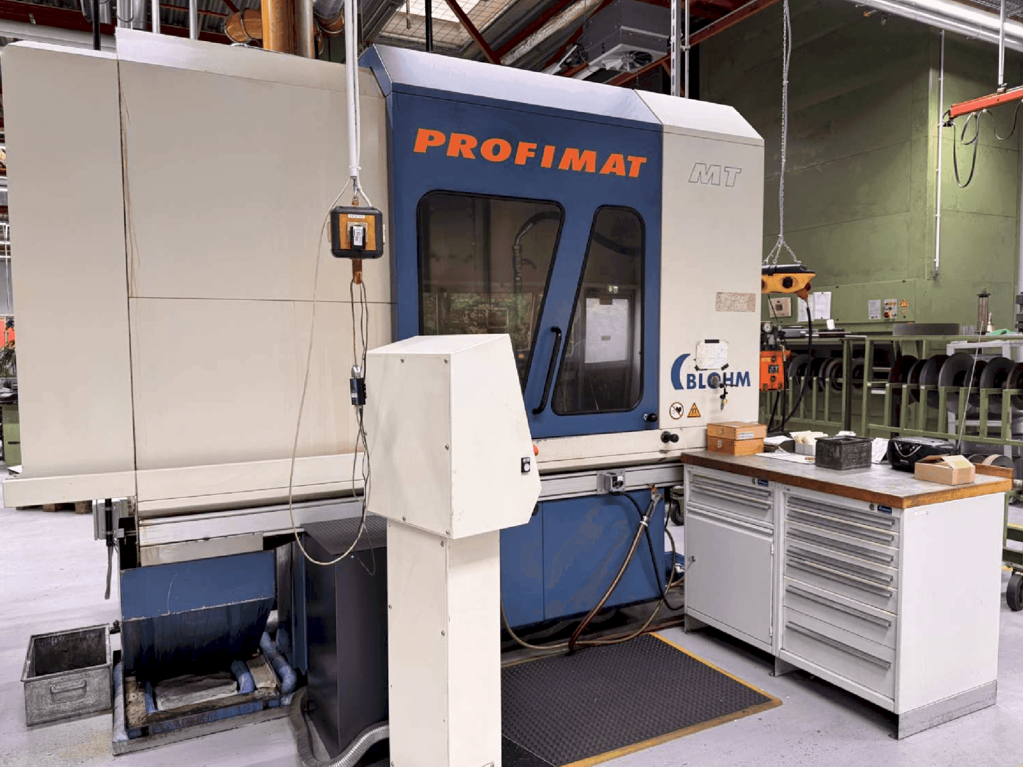 BLOHM Profimat MT 408 Mašinos vaizdas iš priekio
