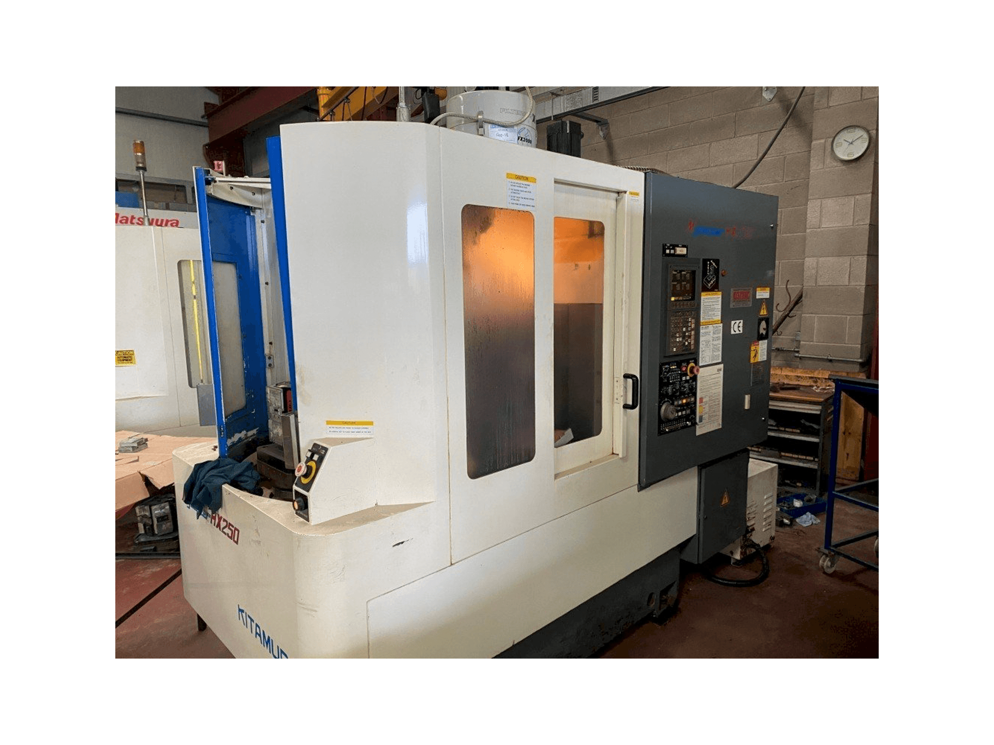 Kitamura Mycenter HX250 Mašinos vaizdas iš priekio