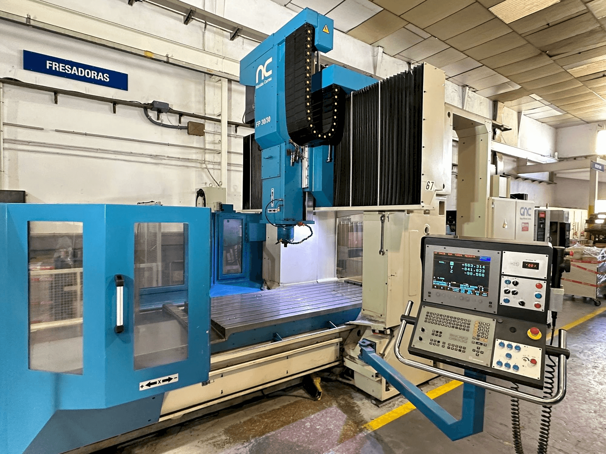 NIEDERBERGER FP30/30 Mašinos vaizdas iš priekio