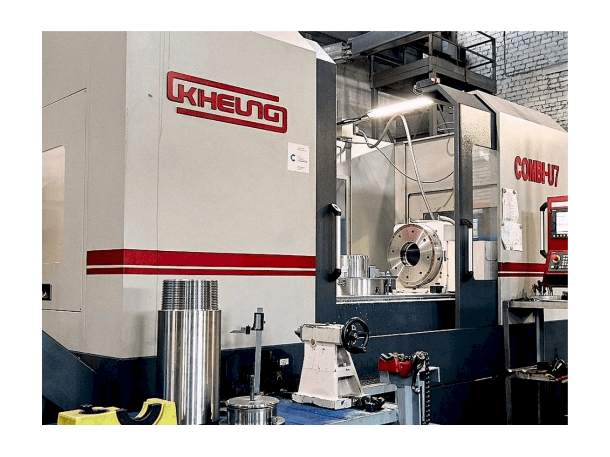 KIHEUNG COMBI-U7 Mašinos vaizdas iš priekio