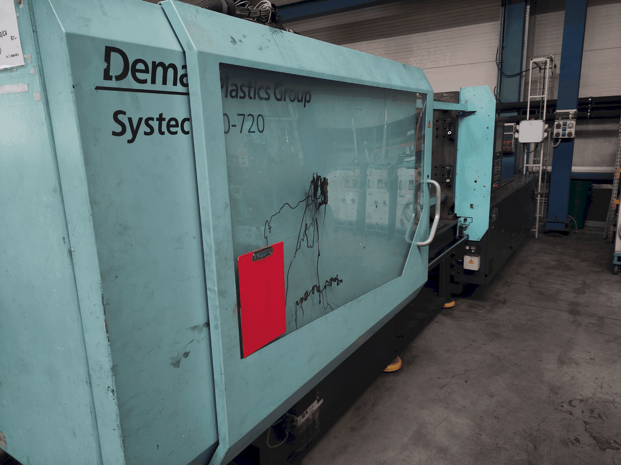 DEMAG Systec 350/720-1450 Mašinos vaizdas iš priekio