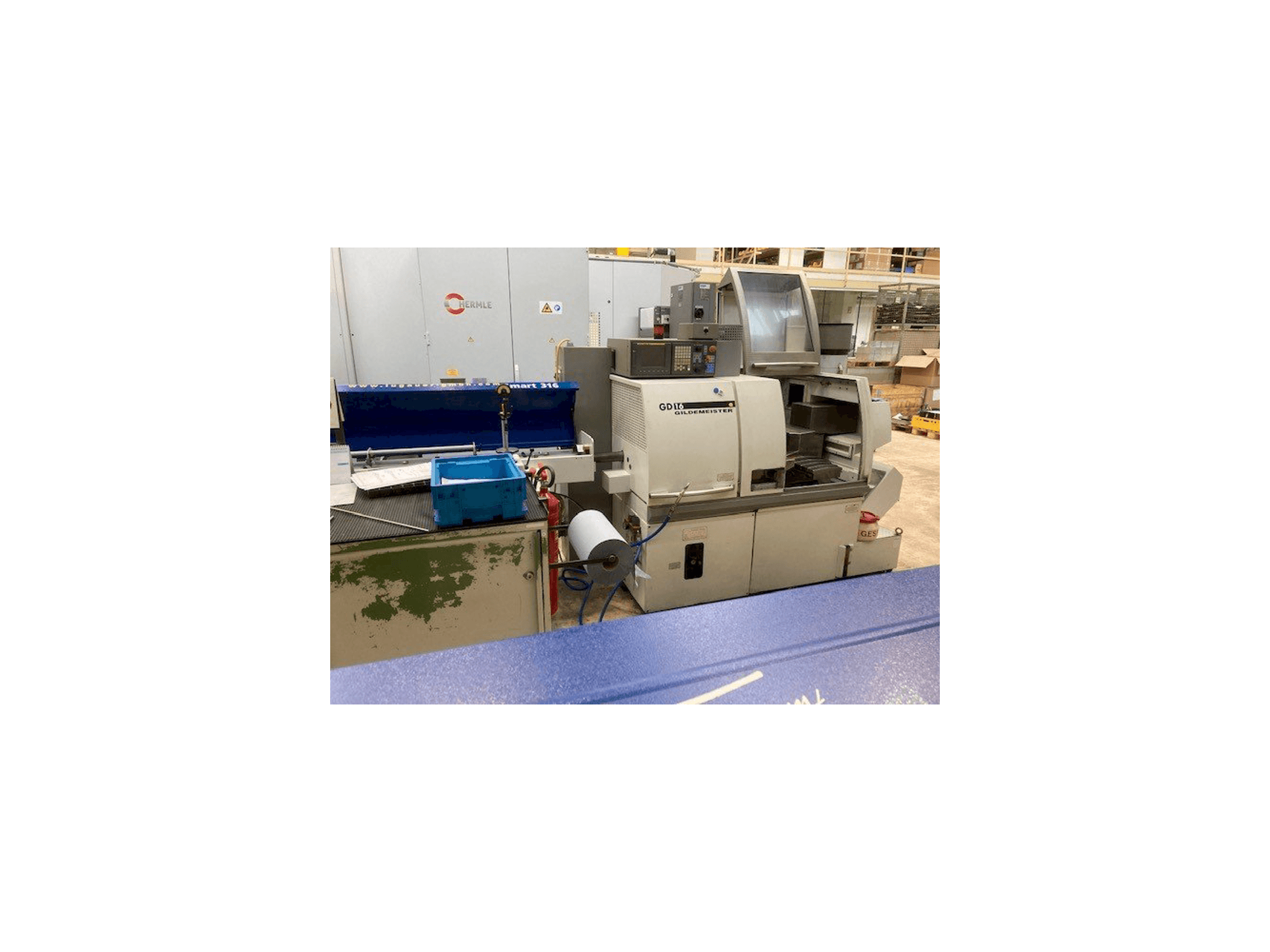 Gildemeister GD 16 Mašinos vaizdas iš priekio