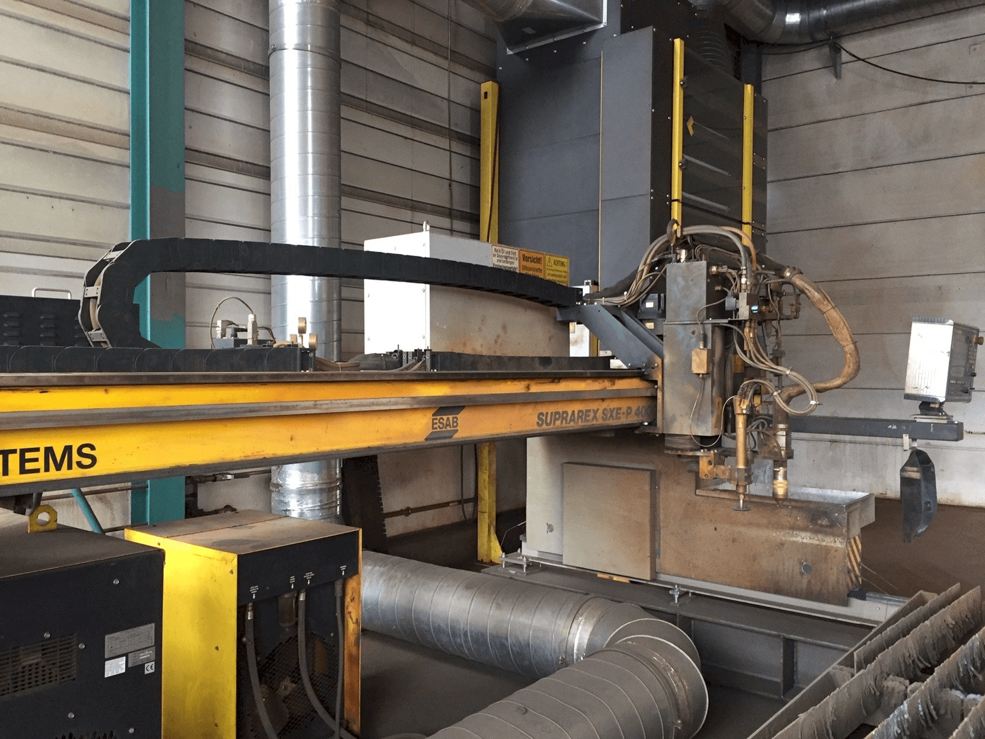 ESAB SUPRAREX SXE-P1 4000 Mašinos vaizdas iš priekio