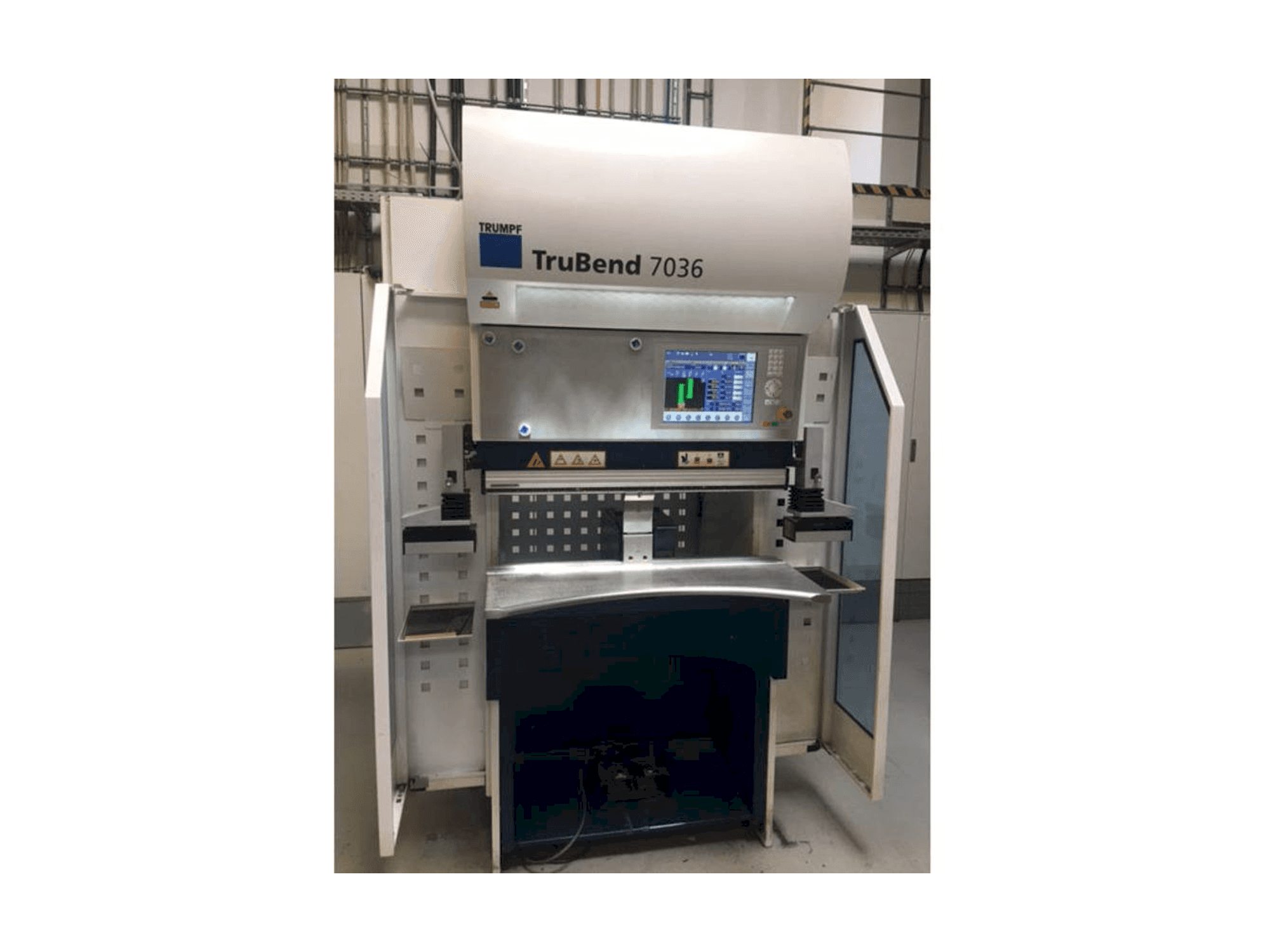 Trumpf TruBend 7036 Mašinos vaizdas iš priekio