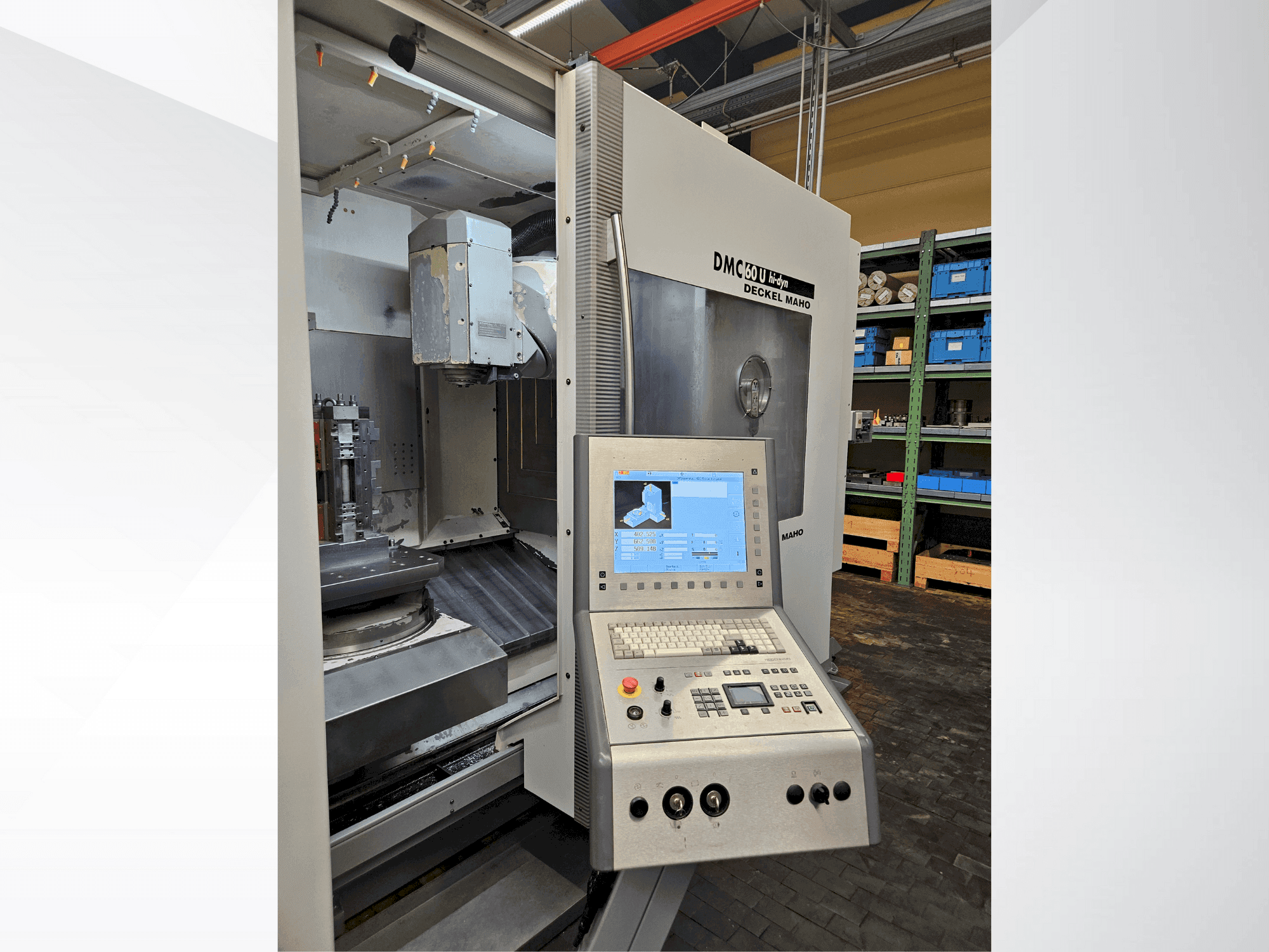 DMG DECKEL MAHO DMC 60U RS5 Mašinos vaizdas iš priekio