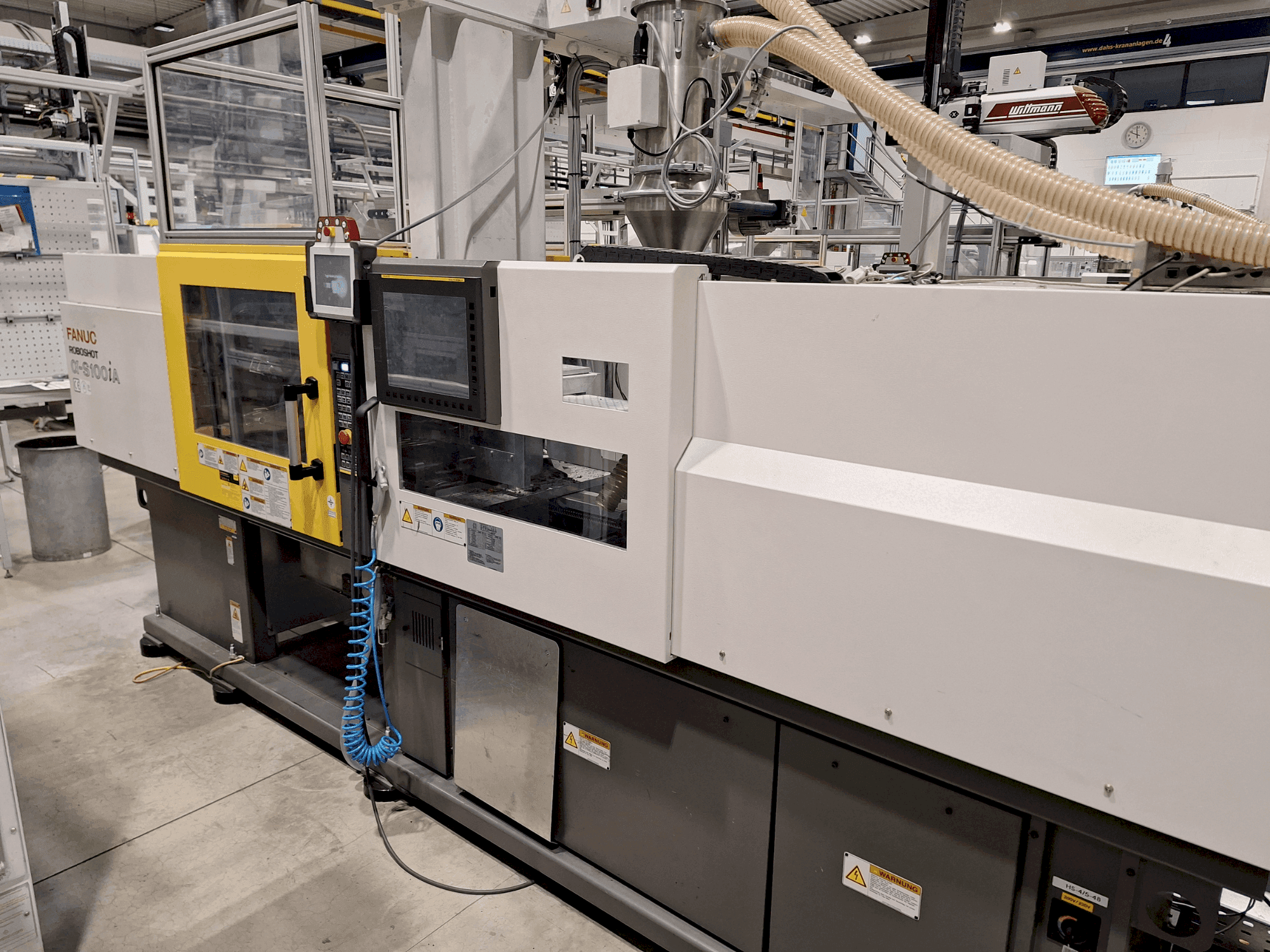 FANUC ROBOSHOT S 100 iA Mašinos vaizdas iš priekio