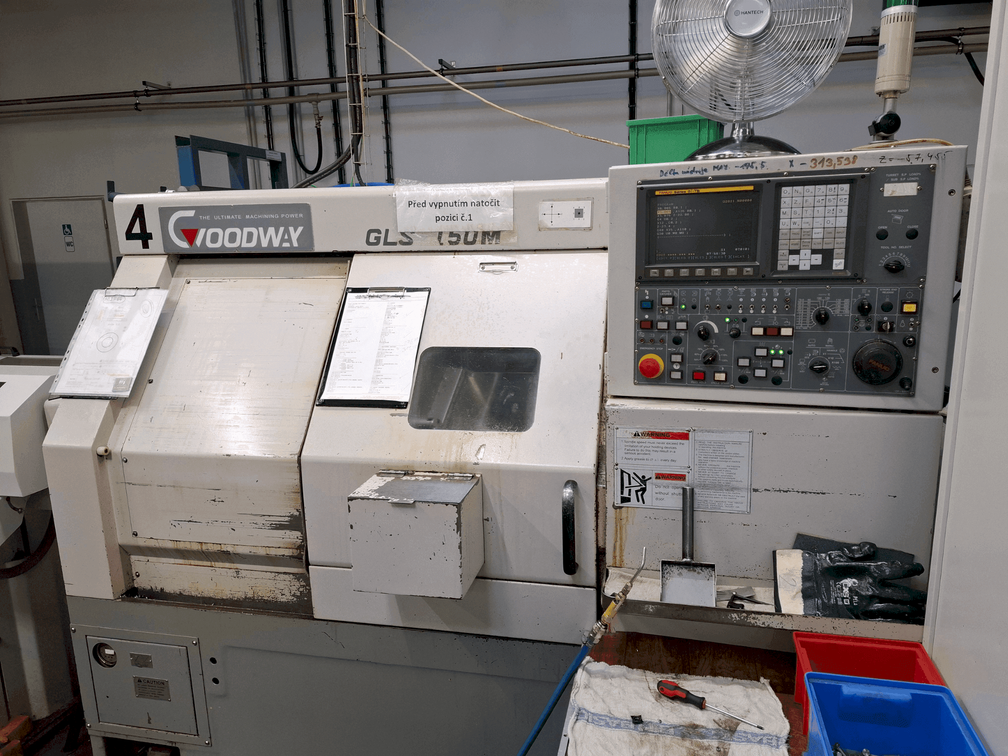 Goodway GLS 150M Mašinos vaizdas iš priekio