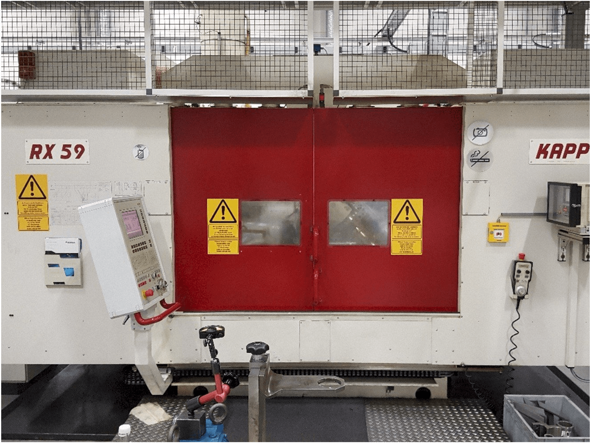 Kapp RX59 Mašinos vaizdas iš priekio