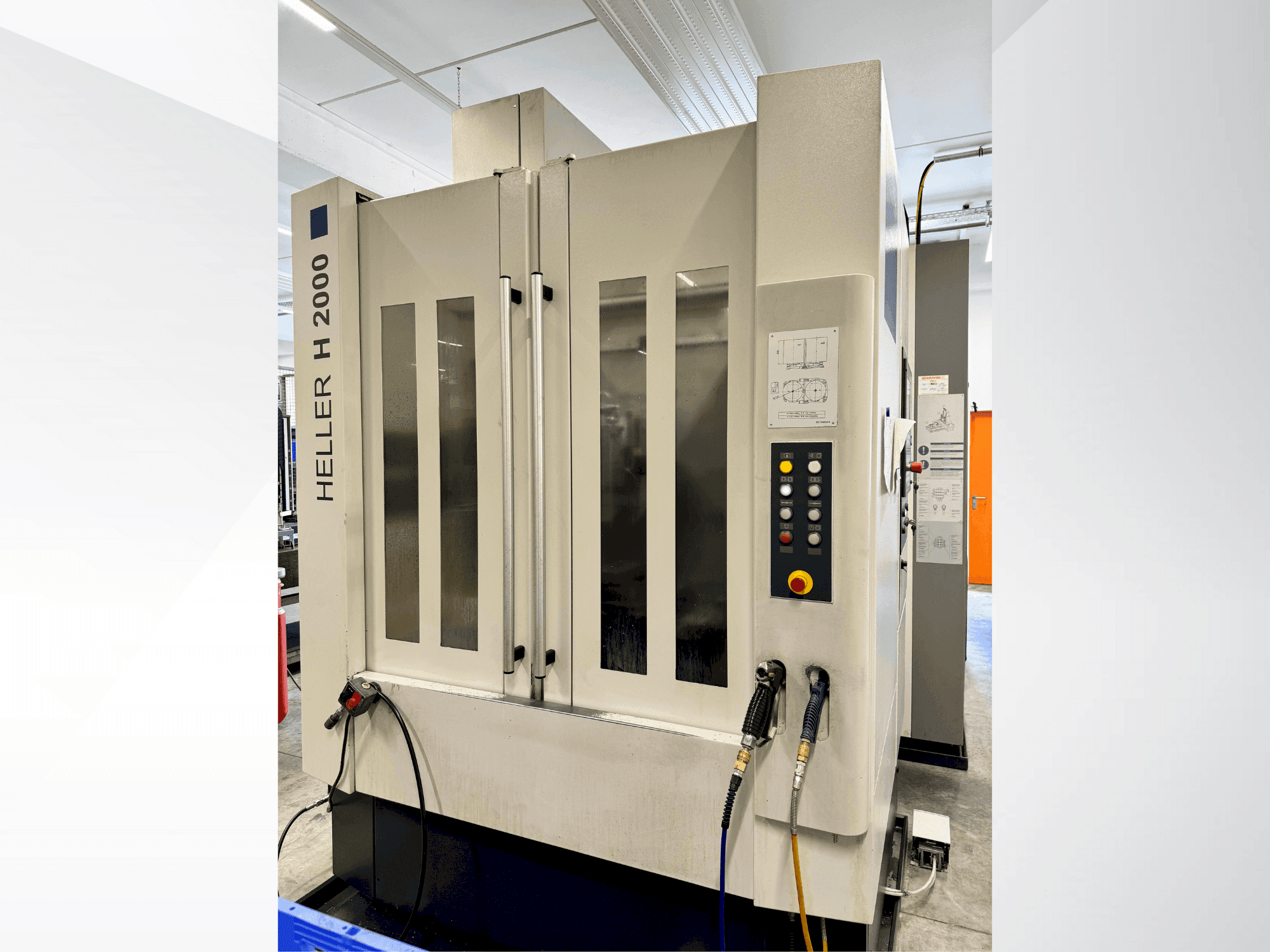 HELLER H2000 Mašinos vaizdas iš priekio