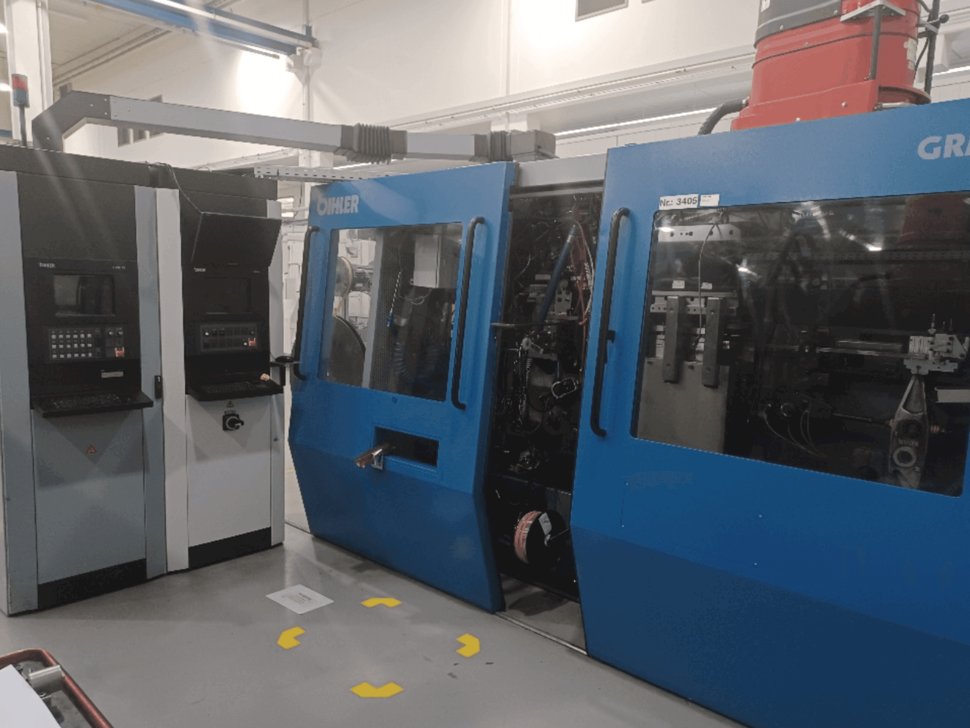 Bihler GRM 80E Mašinos vaizdas iš priekio