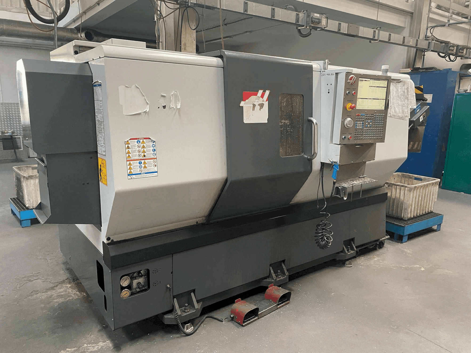 HAAS DS-30 Mašinos vaizdas iš priekio