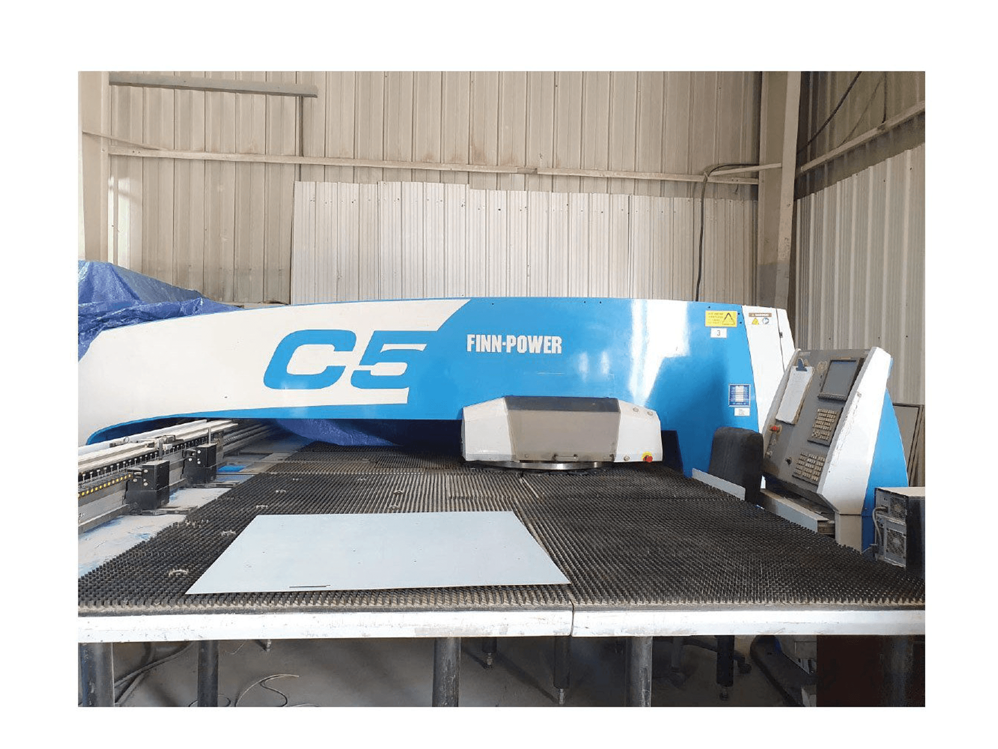 Finn-Power C5 Mašinos vaizdas iš priekio