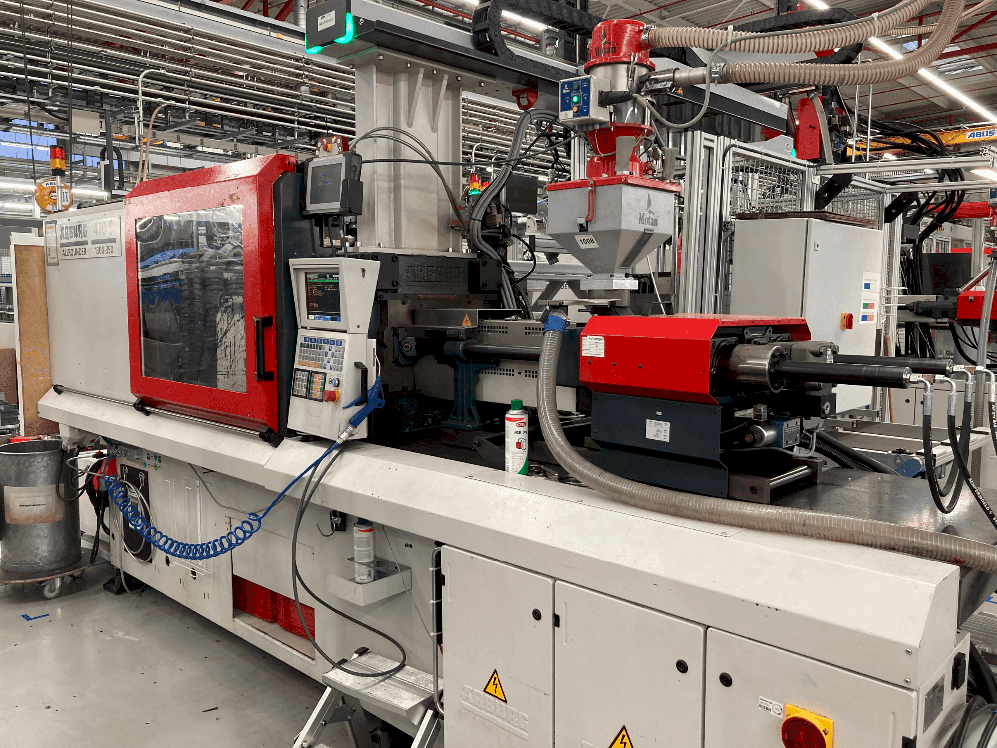 Arburg Allrounder 470 S 1300-350 Mašinos vaizdas iš priekio